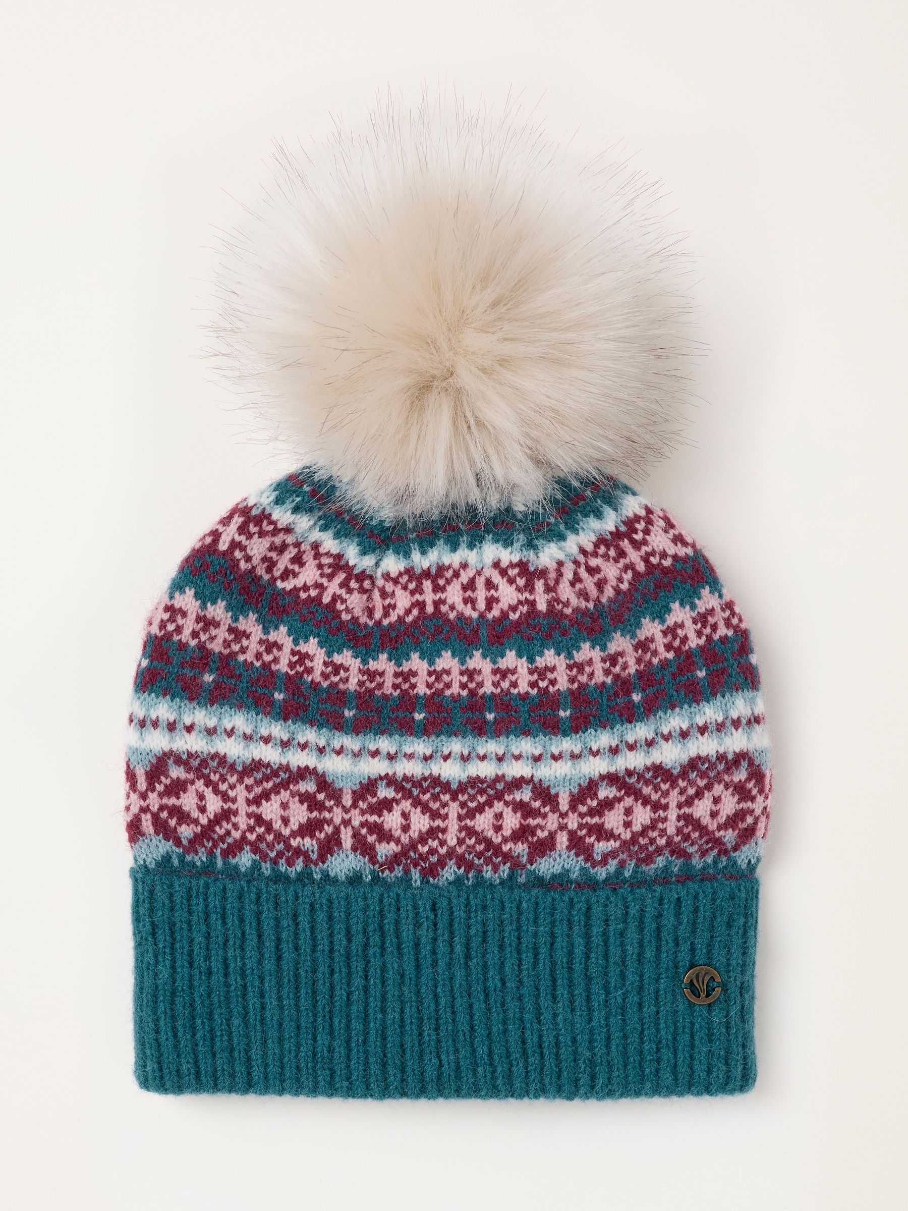 Multi - Fairisles Bobble Hat