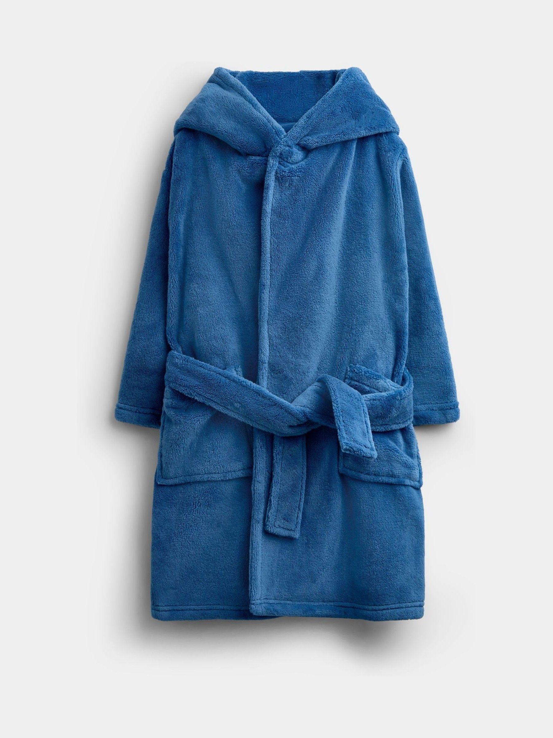 Mid Blue Dinosaur - Fleece Robe
