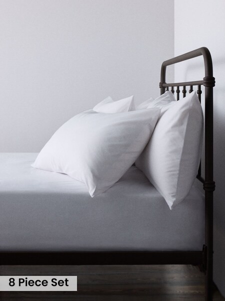 The Set 4 Pack Fitted Sheets With Pillowcases