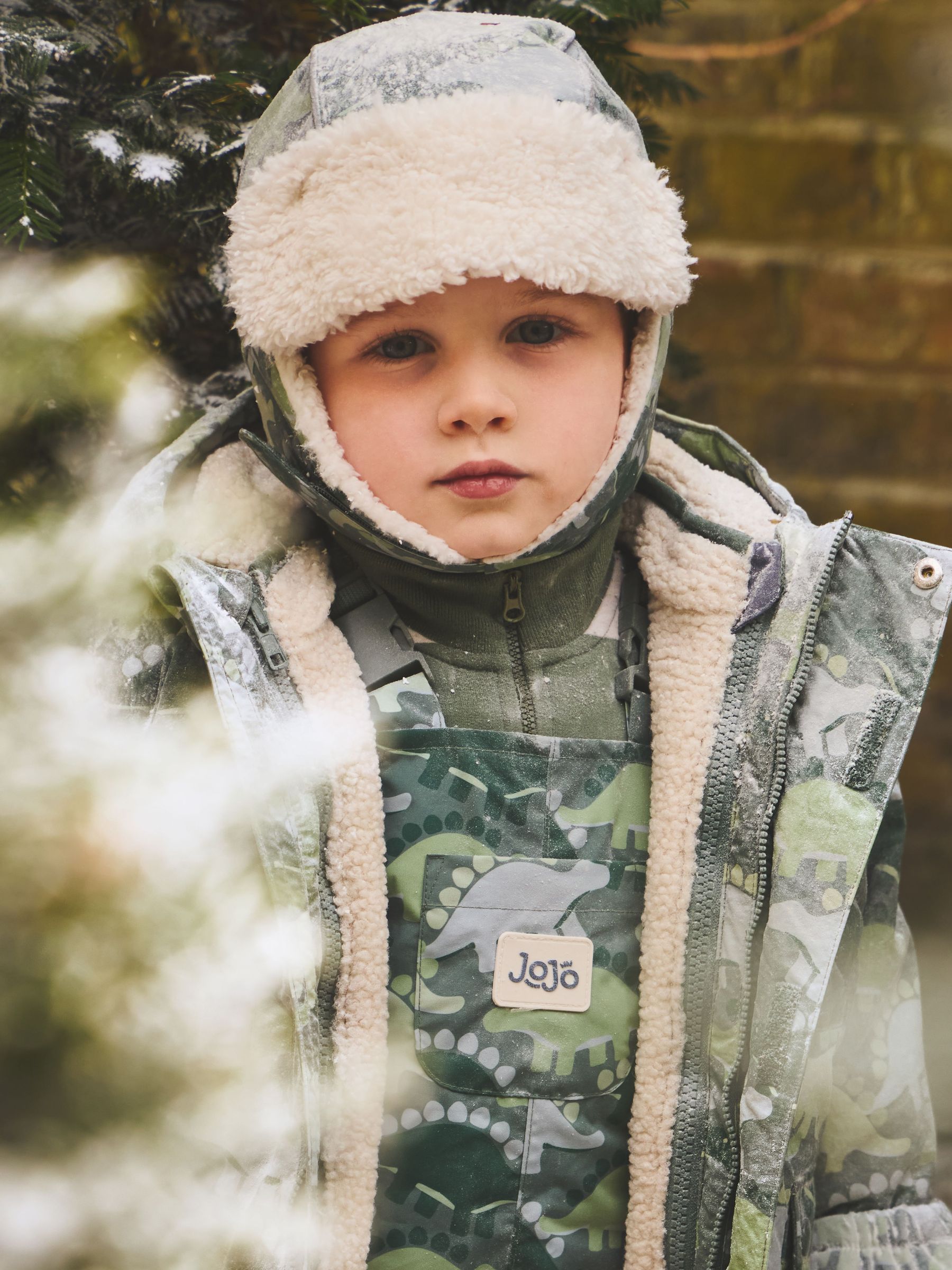 Green Dinosaur - Cosy Trapper Hat