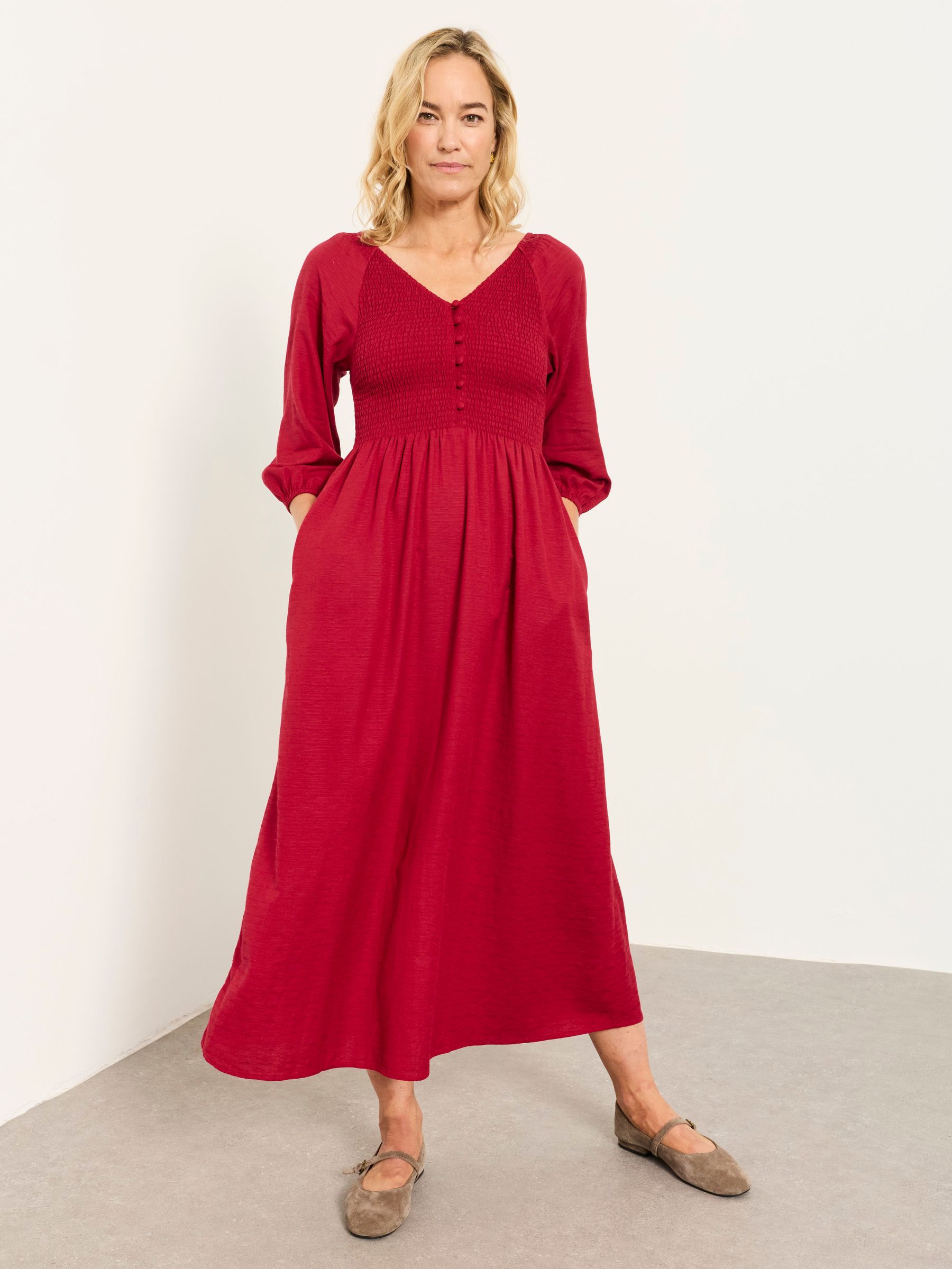 Red - Midi Dress