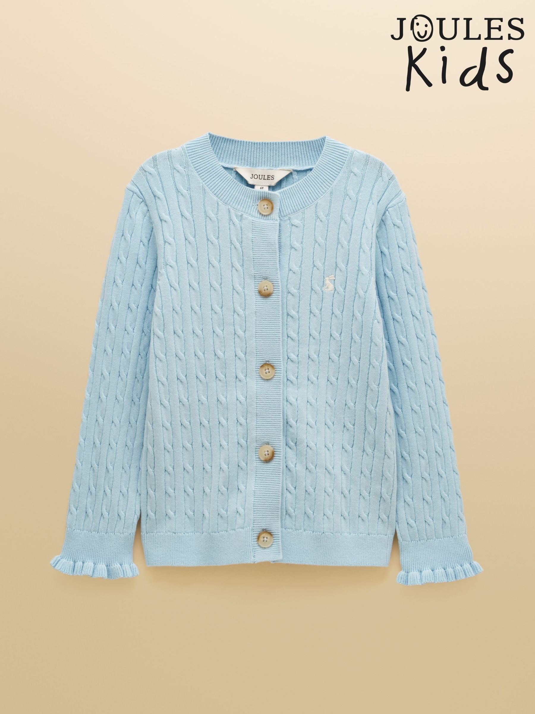Blue - Cable Cardigan