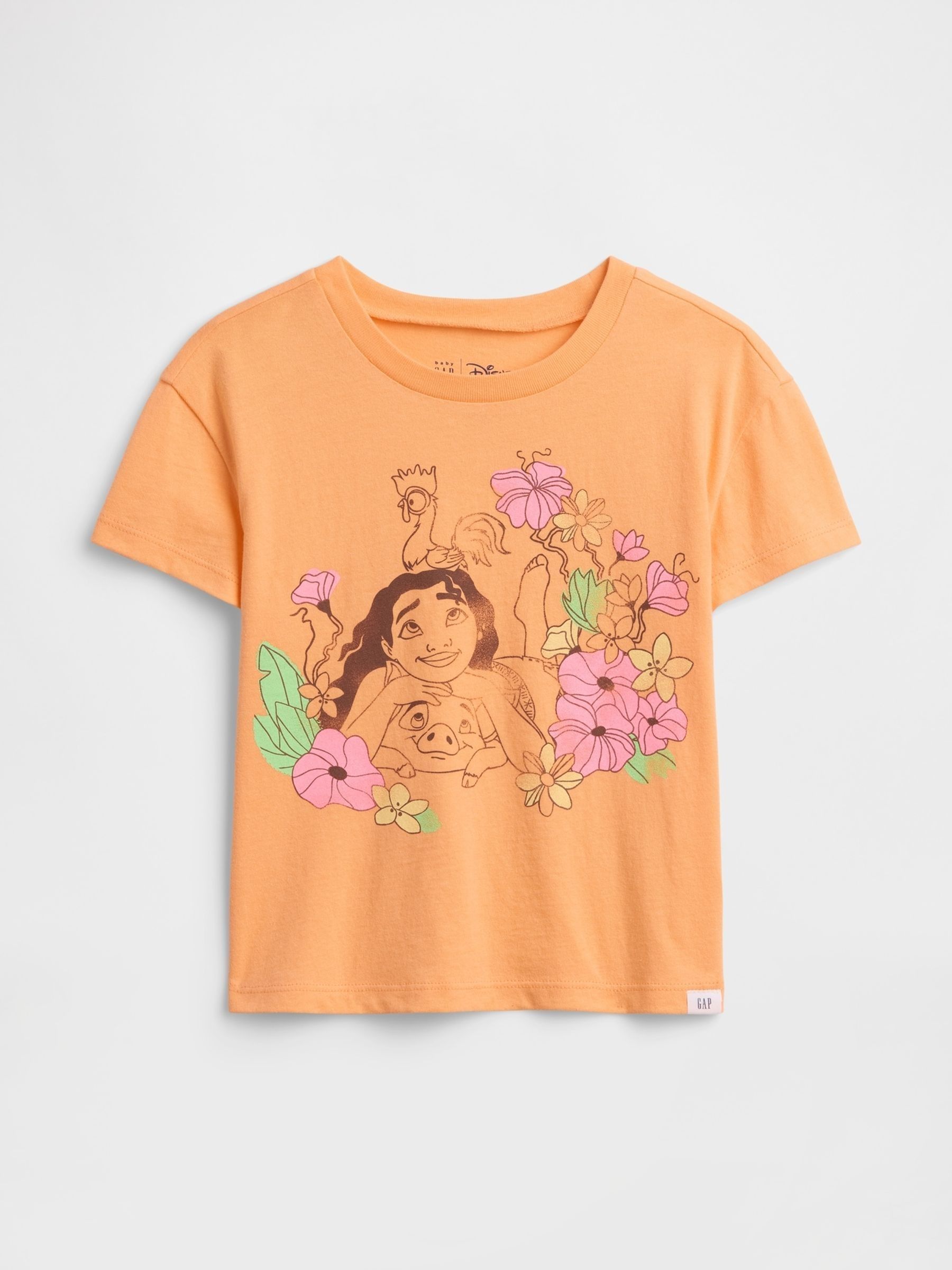 Orange Moana - Disney Graphic T-shirt