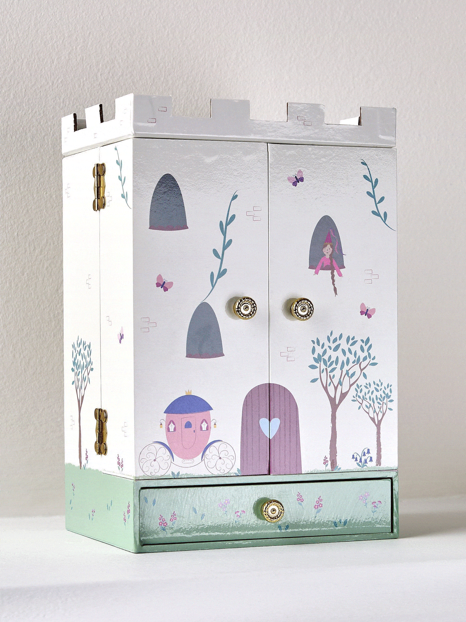 Castle Musical Jewelry Box