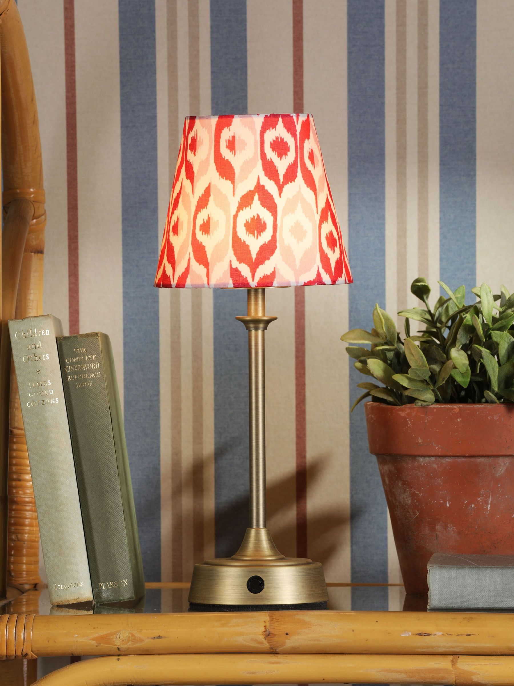 Isla Ikat Apsley Rechargeable Led Wireless Table Lamp (W07223) | £50