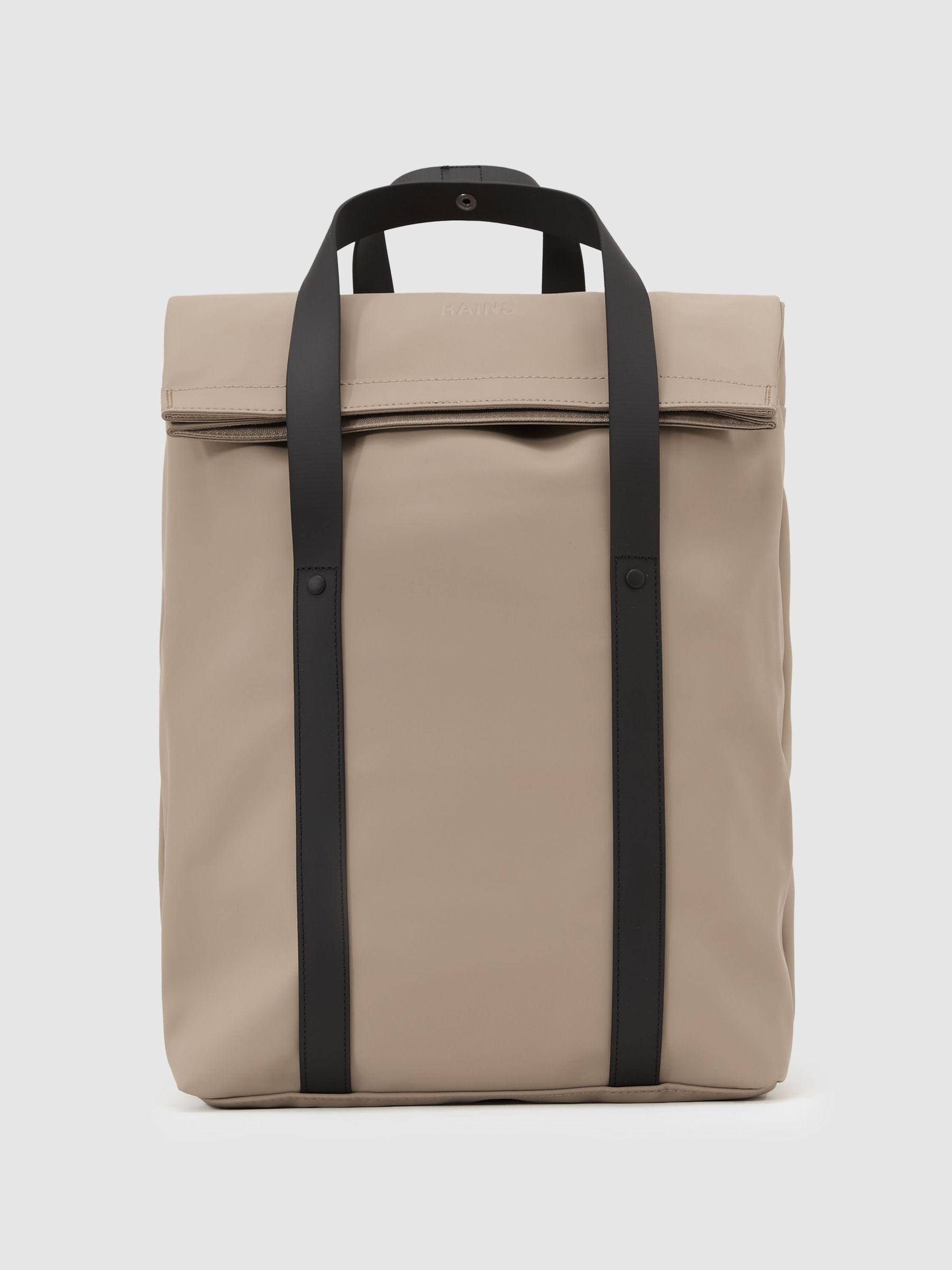 Rains 2-Way Tote Backpack in Beige (W10832) | £109