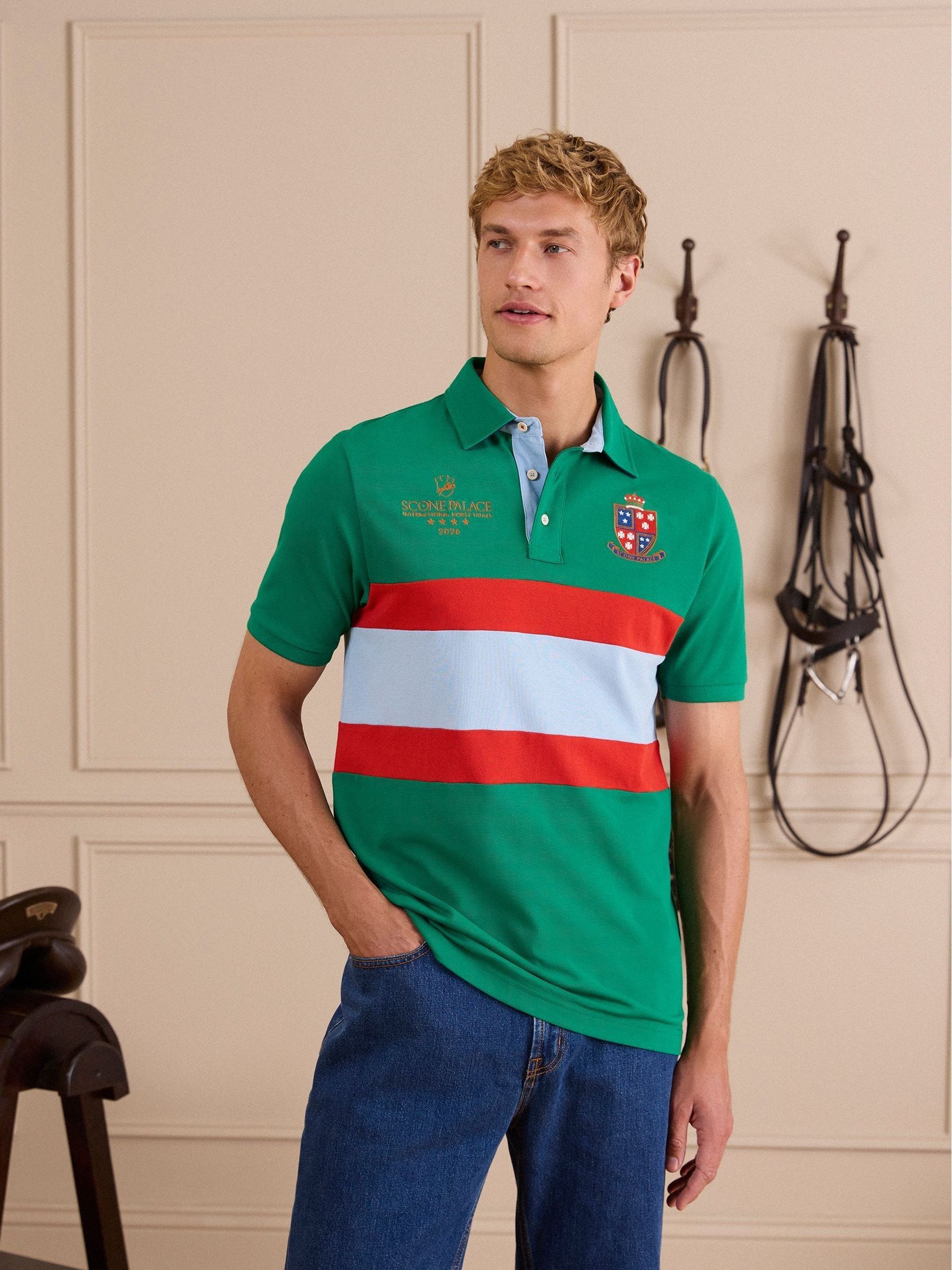 Green - Regular Cotton Pique Polo Shirt