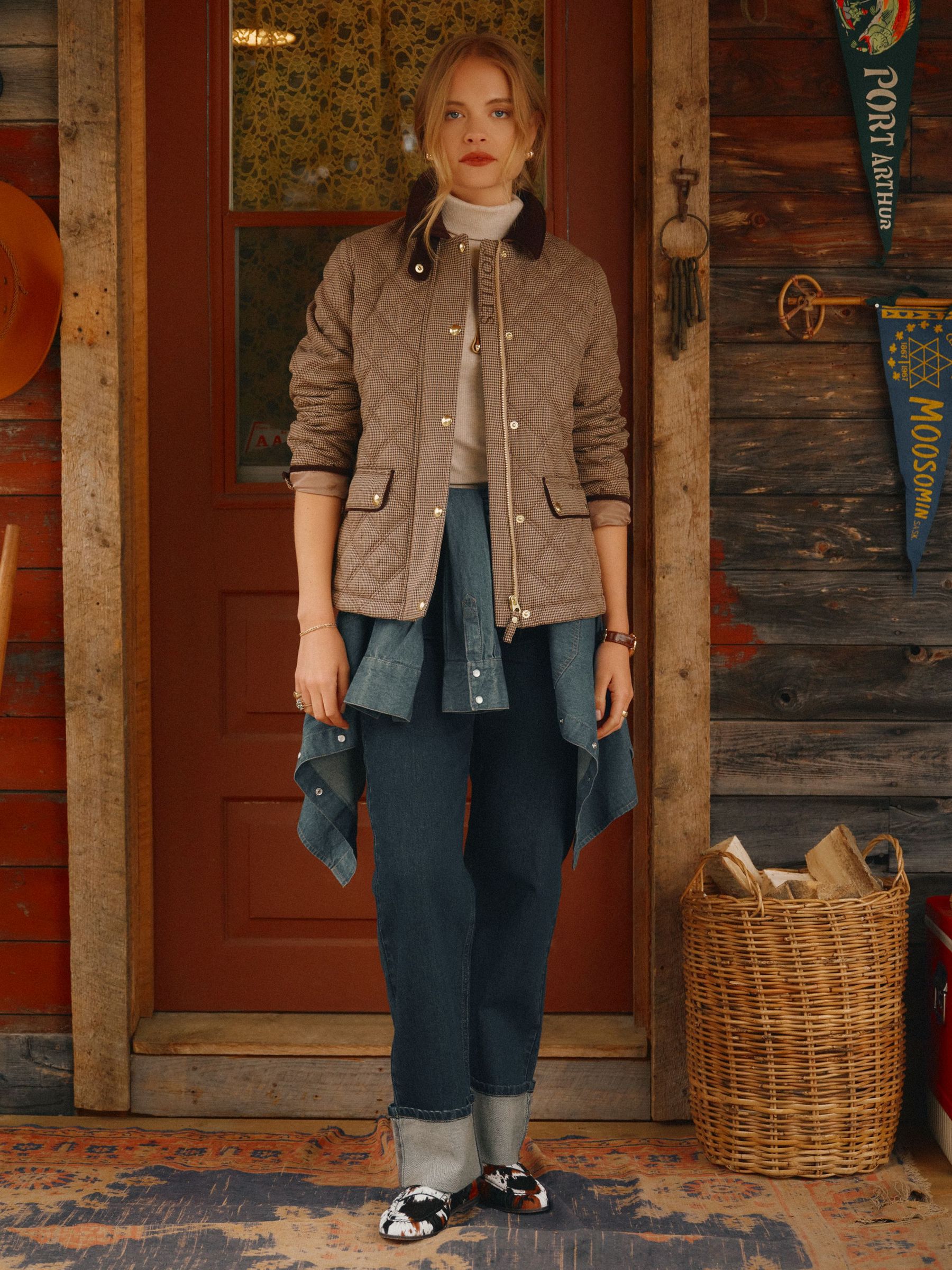 Check - Diamond Quilted Jacket