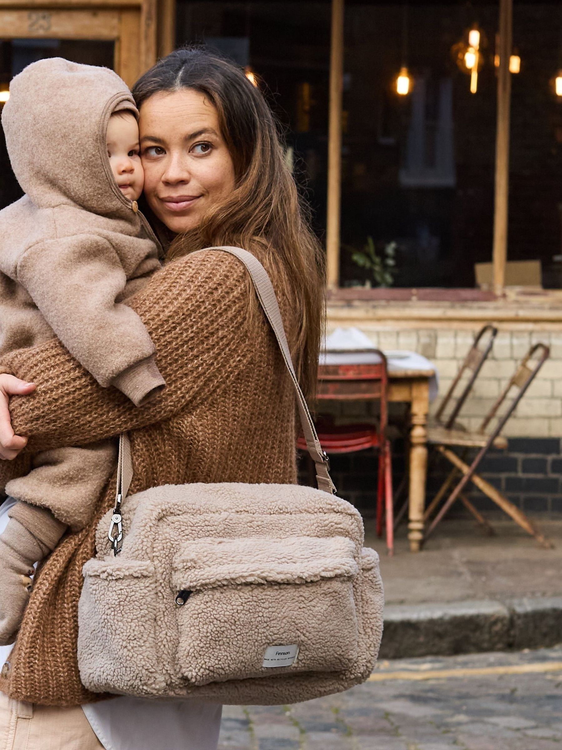 Beige Freya Stroller Organiser Changing Bag With Strolle Clips (W16772) | £89