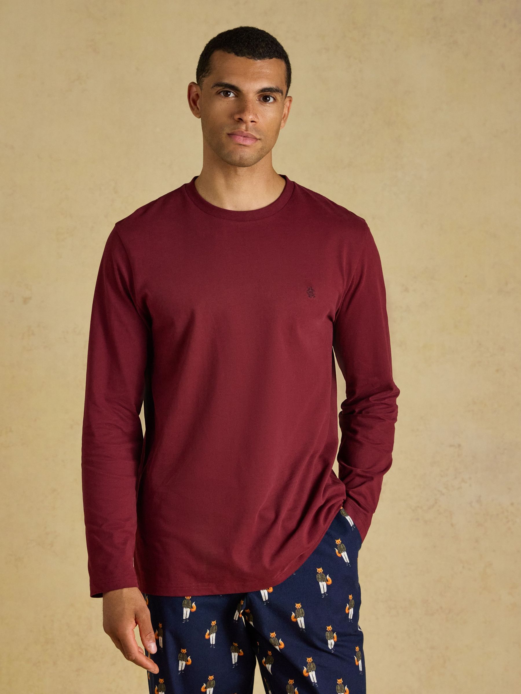 Burgundy Red - Regular Lounge Top