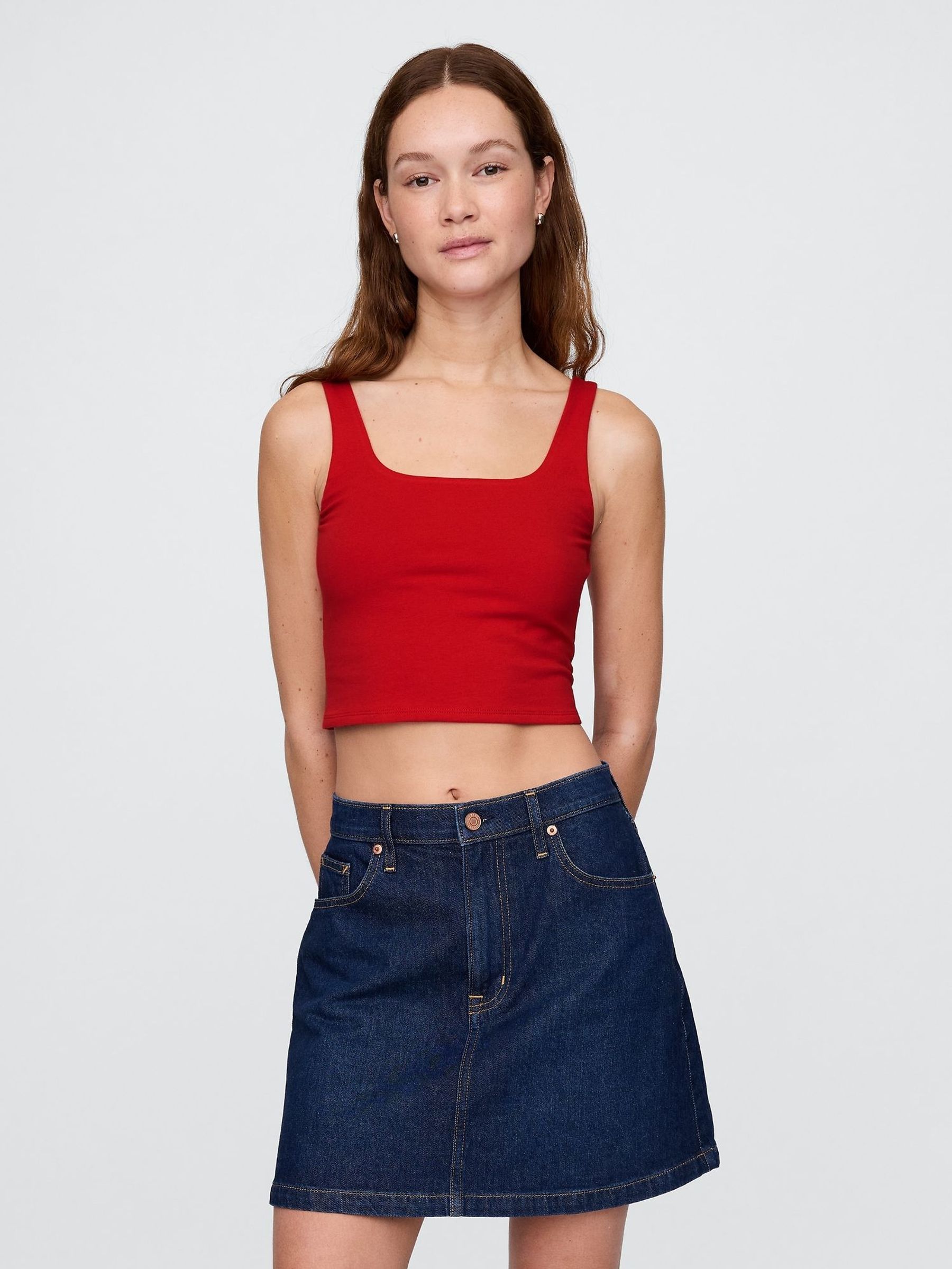 Red CloseKnit Jersey Brami (W22523) | £14