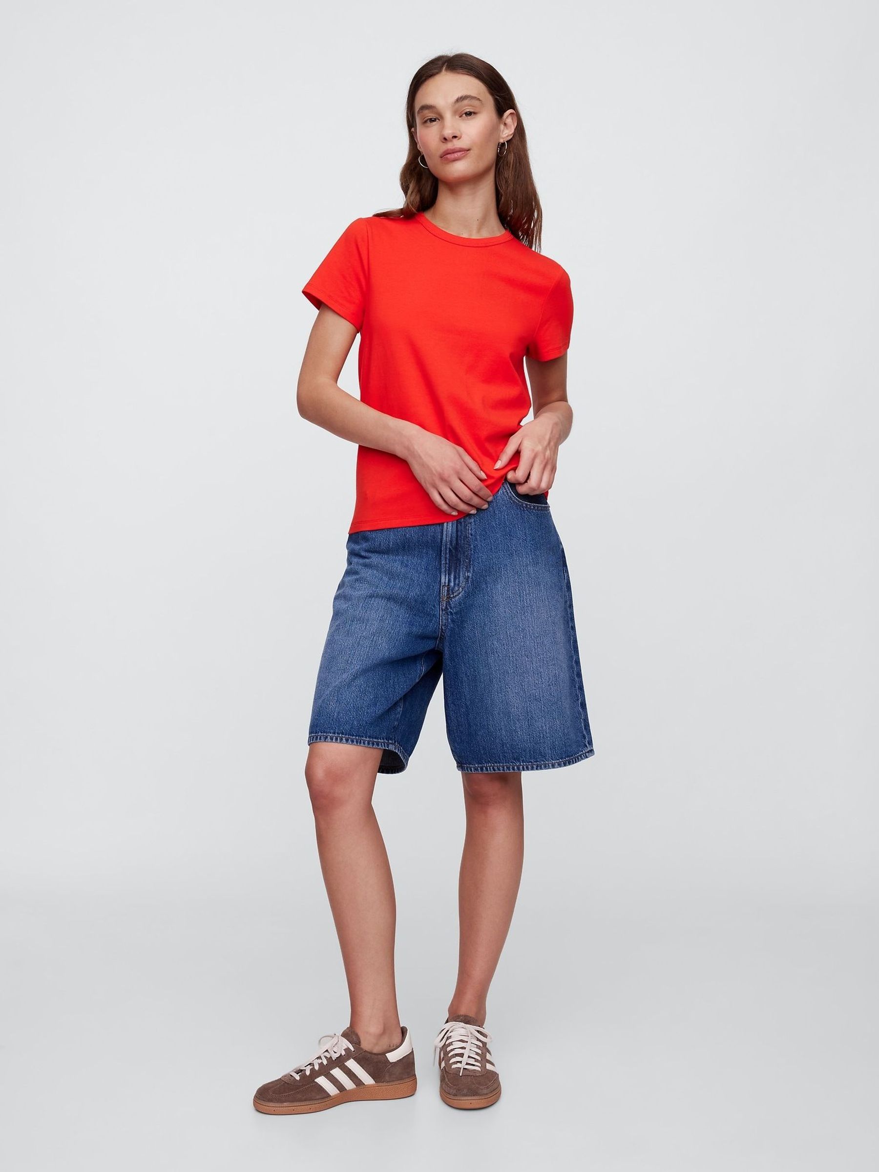 Red Crew Neck Favourite Cotton Short Sleeve T-Shirt (W22530) | £12