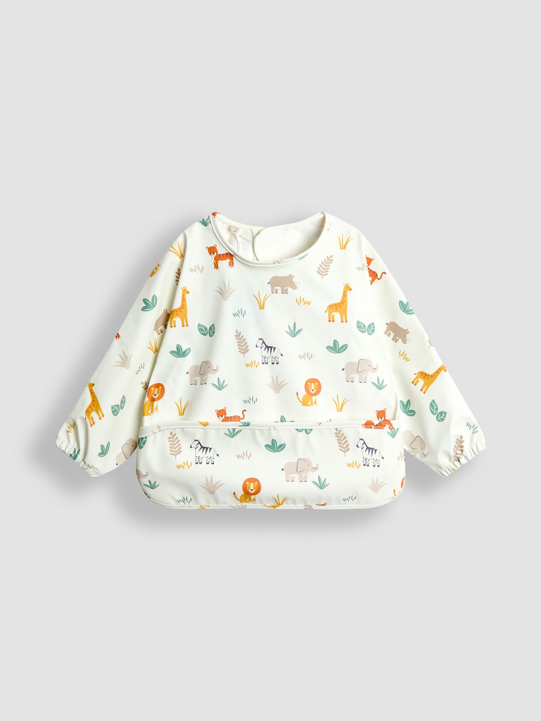 Cream Sleeved Bib (W22750) | £10
