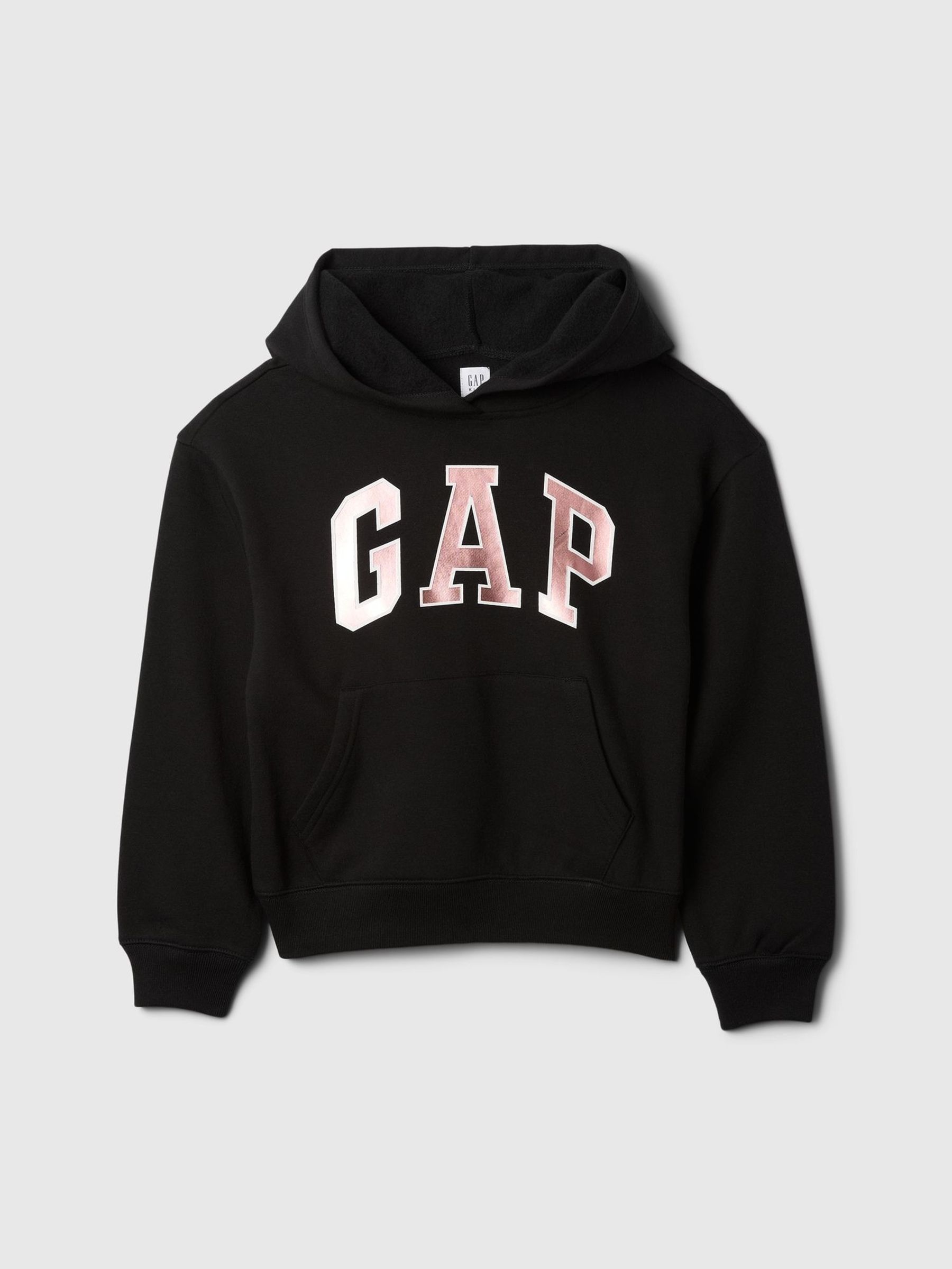 Black Vintage Logo Hoodie (4-13yrs) (W23185) | £20