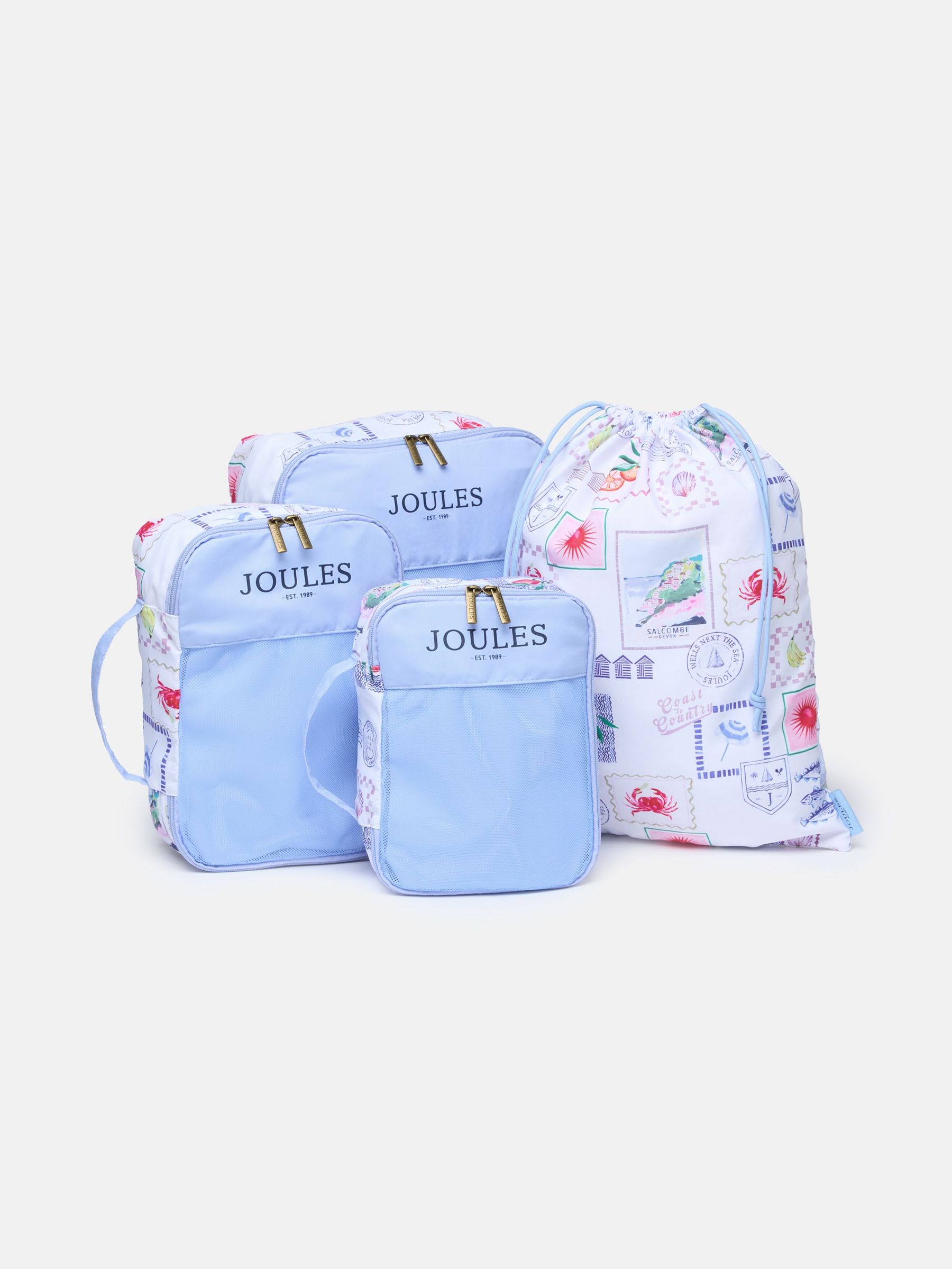 Postcard Print Packing Cubes (W23625) | £40