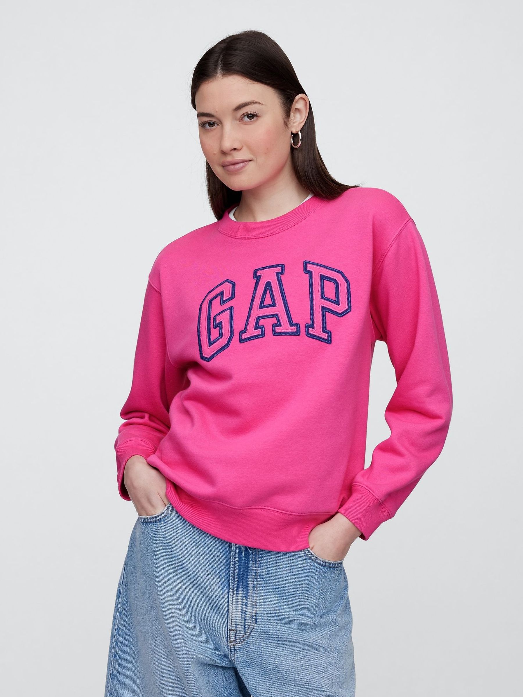 Pink Relaxed Logo Sweatshirt (W24461) | £30