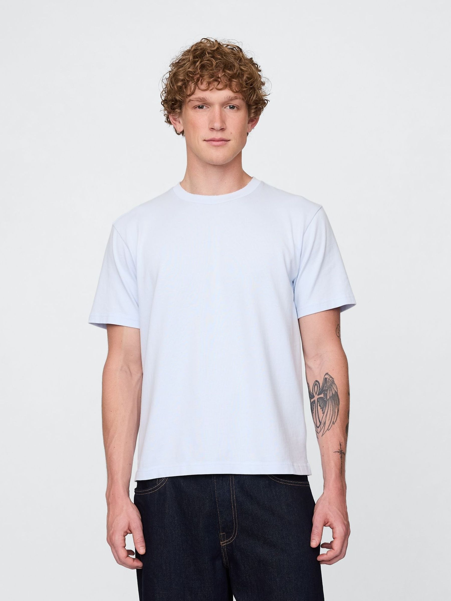 White Heavyweight Original Short Sleeve T-Shirt (W24592) | £30