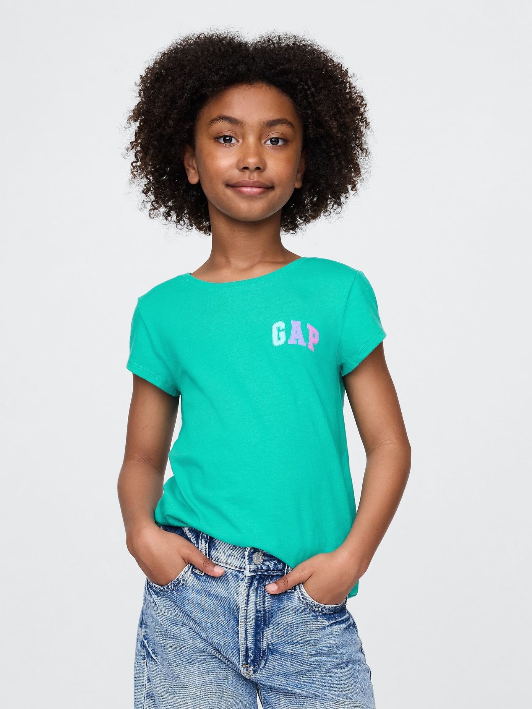 Green Logo Short Sleeve Graphic T-Shirt (4-13yrs) (W24608) | £10