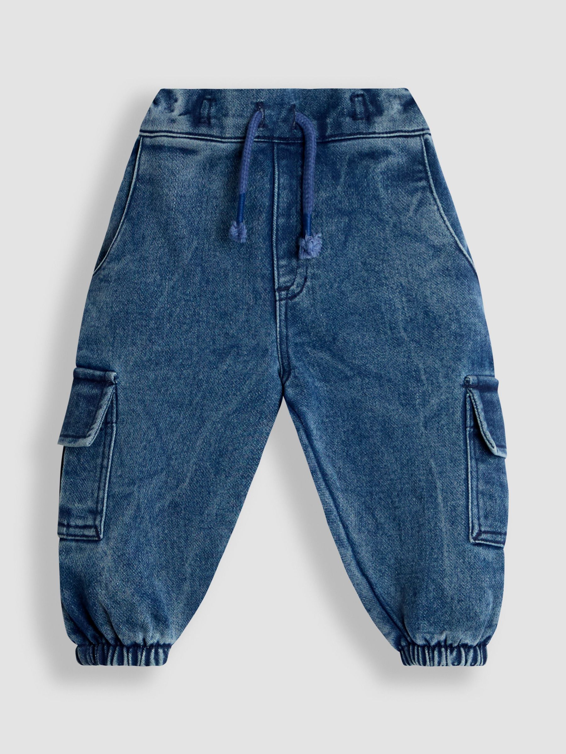 Denim Blue Cargo Trousers (W25128) | £23 - £26