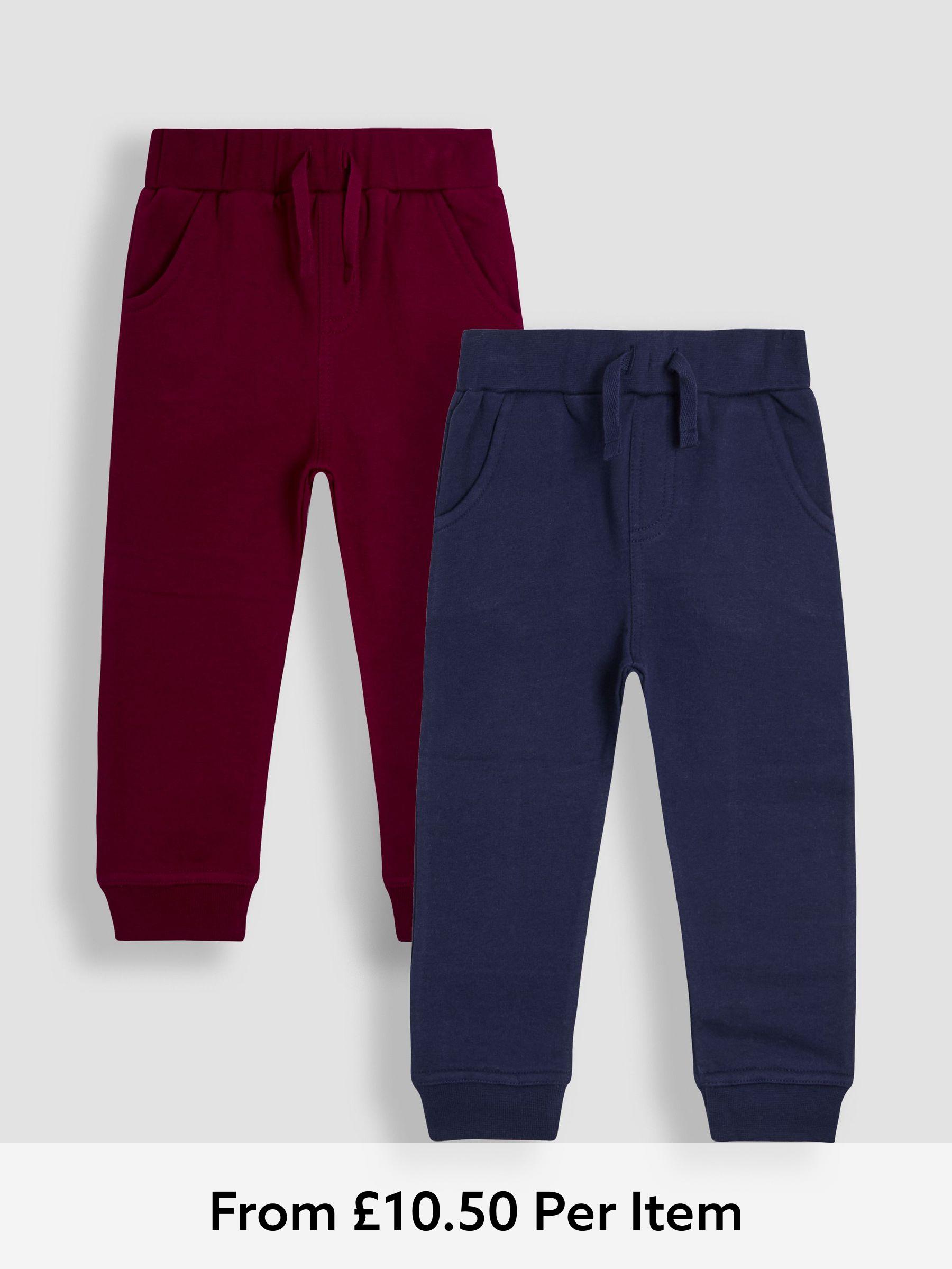 Burgundy Red 2-Pack Joggers (W25141) | £21 - £24