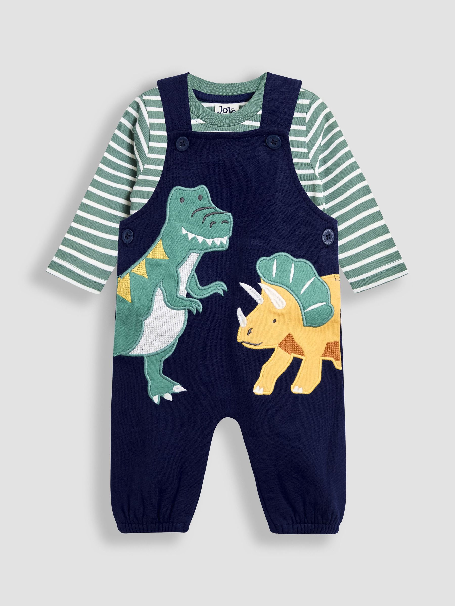 Blue Dungarees Set (W25157) | £28 - £29