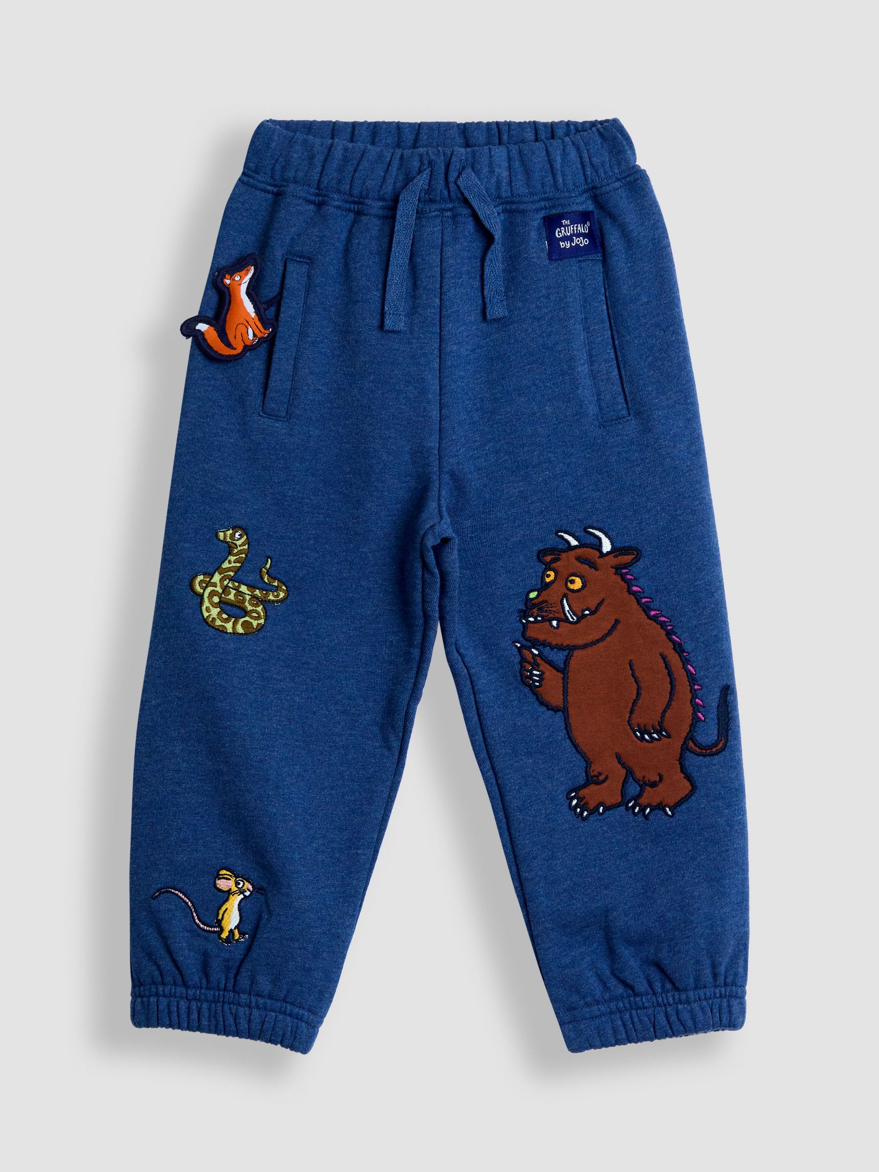 Blue Appliqué Joggers (W25172) | £19 - £22
