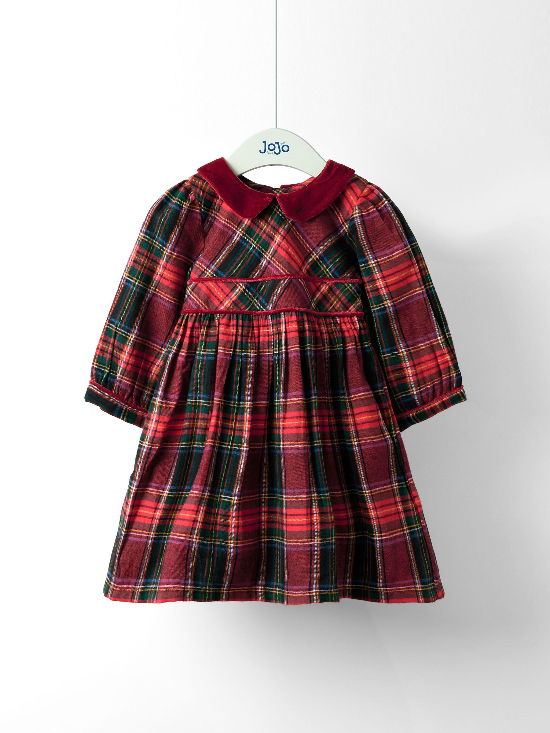Red Tartan Party Dress (W26430) | £40 - £46