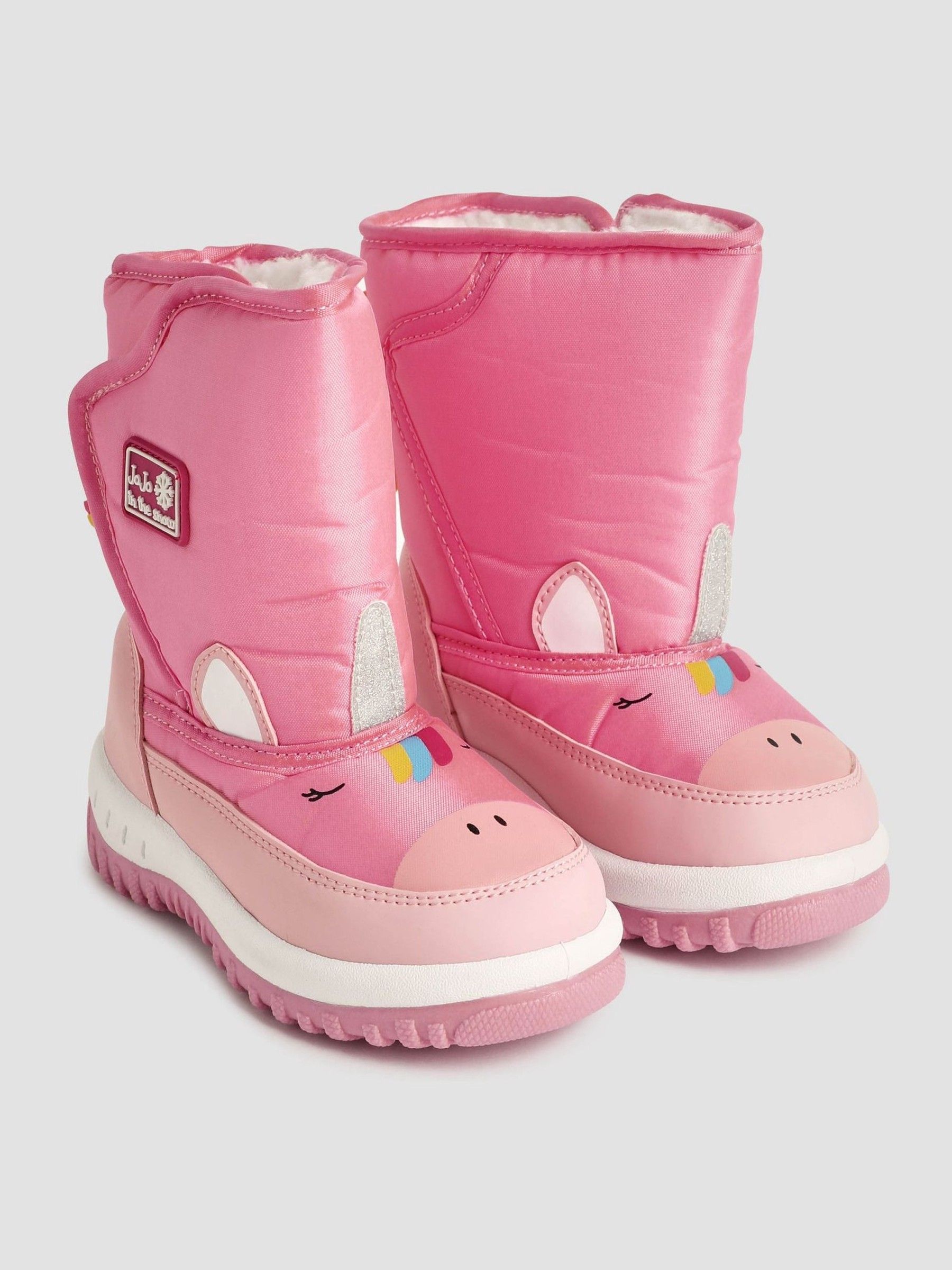Pink Unicorn Snow Boots (W26485) | £29.50 - £32.50