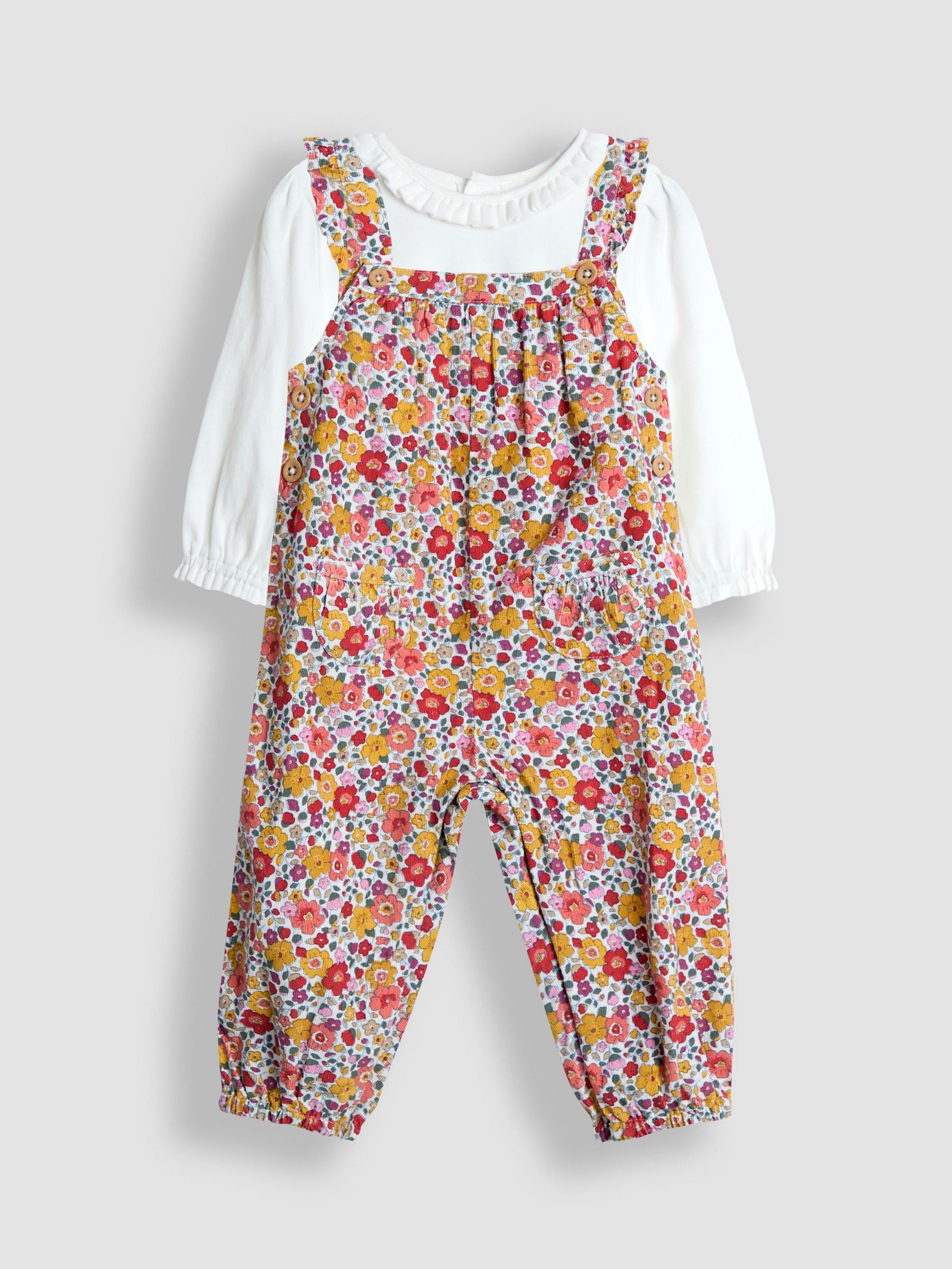 Orange Dungarees (W26838) | £32 - £34