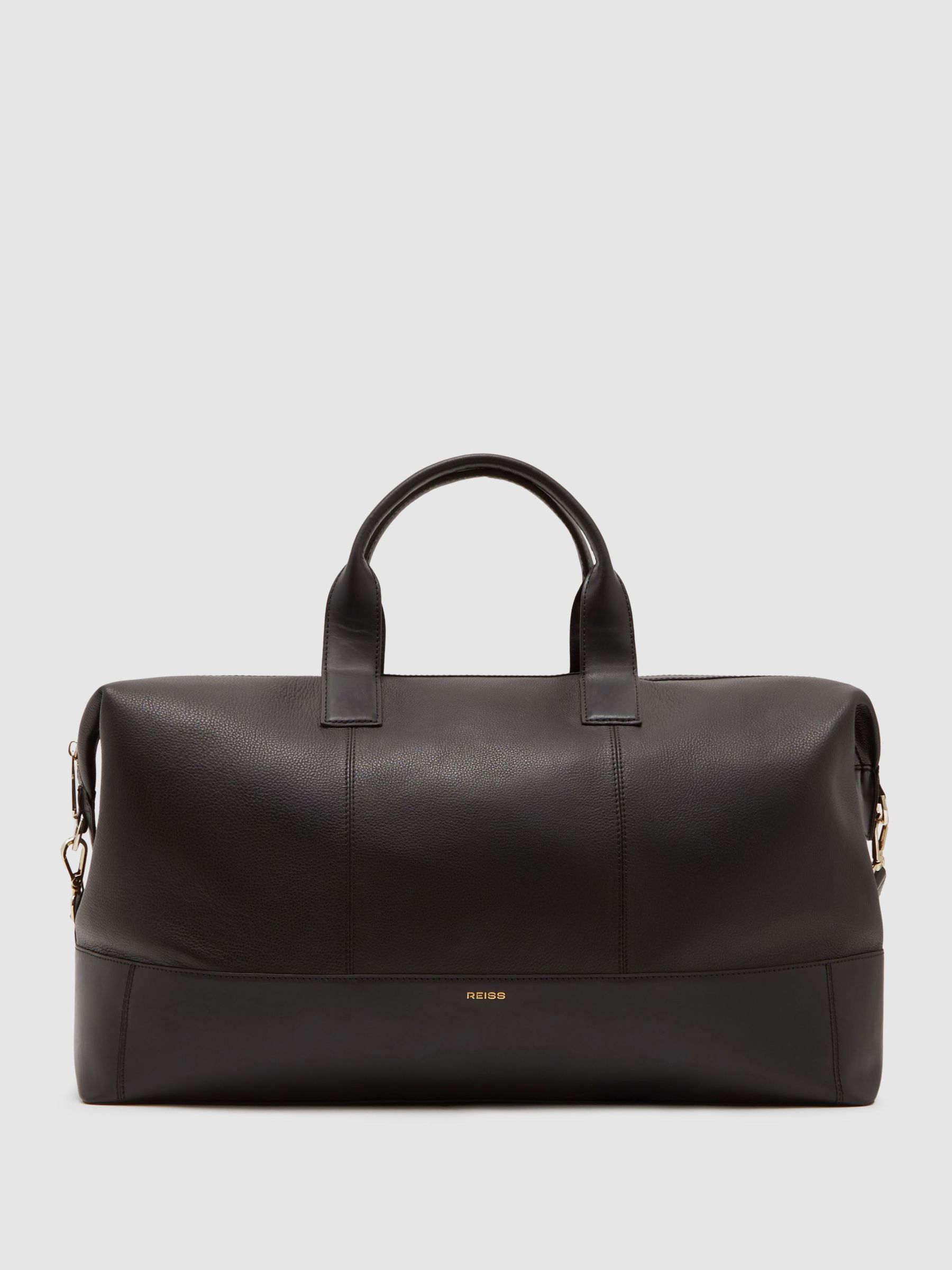 Micro-Grain Leather Holdall in Dark Brown (W27740) | £298