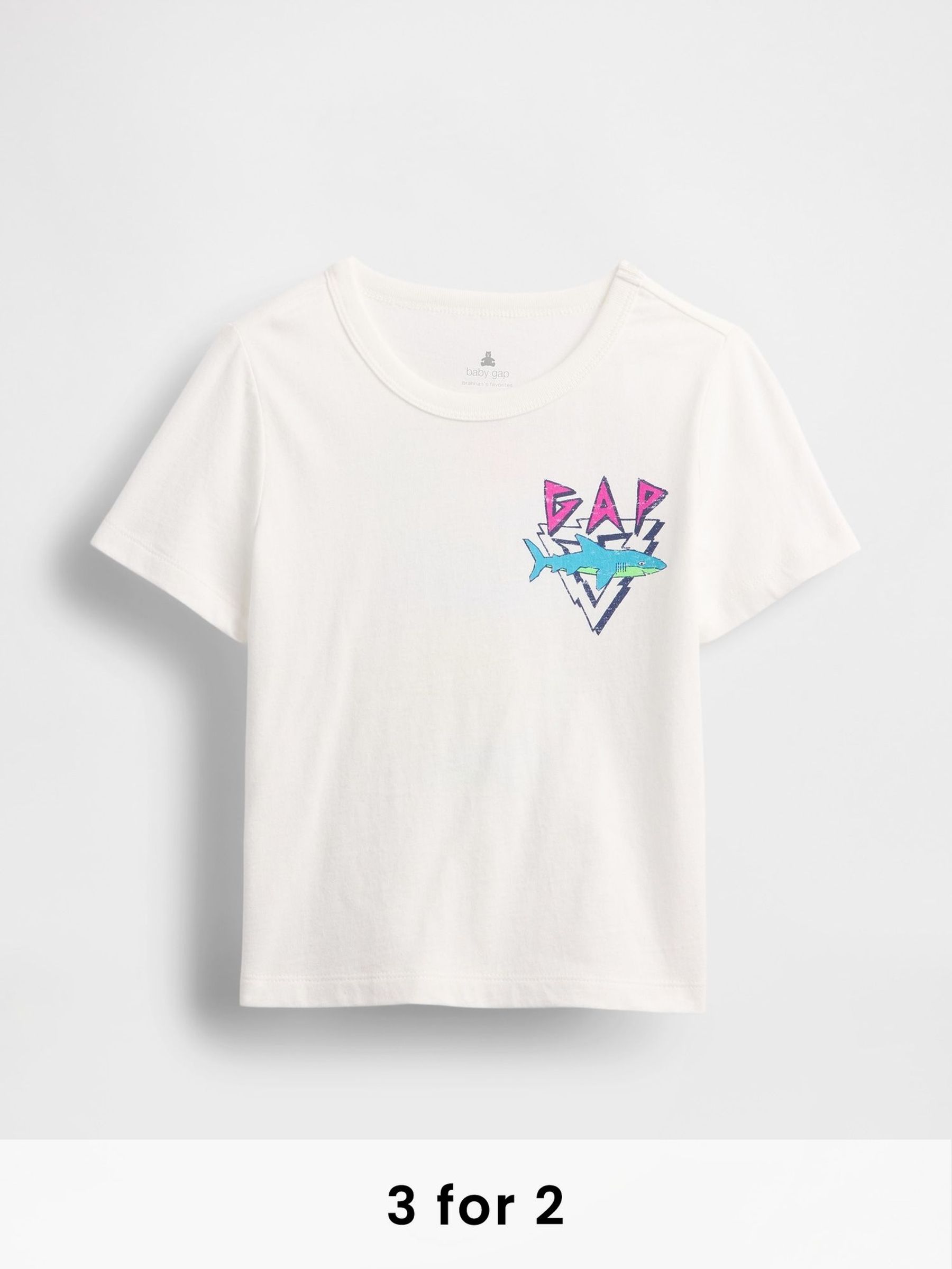 White Mix and Match Graphic Short Sleeve T-Shirt (6mths-5yrs) (W27854) | £10