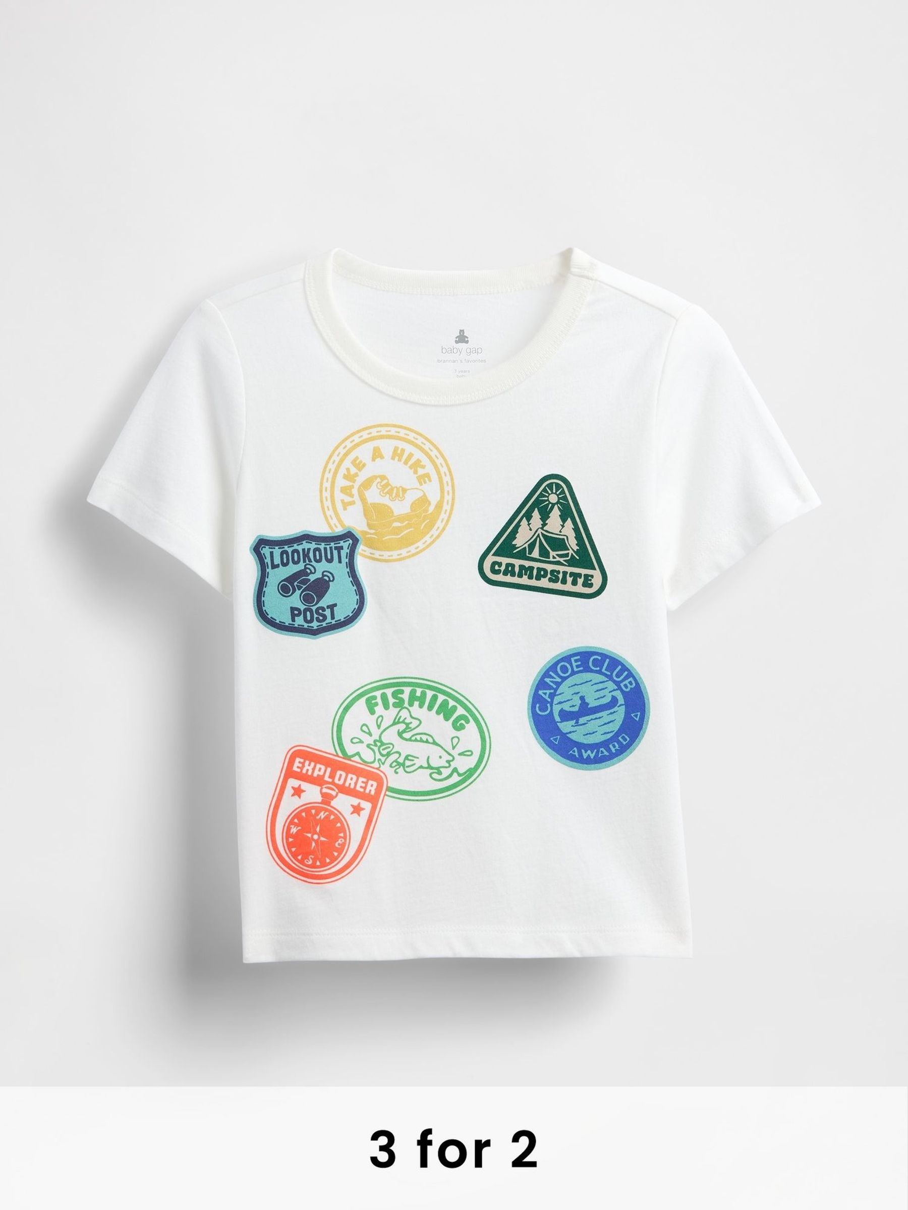 White Mix and Match Graphic T-Shirt (6mths-5yrs) (W27869) | £10