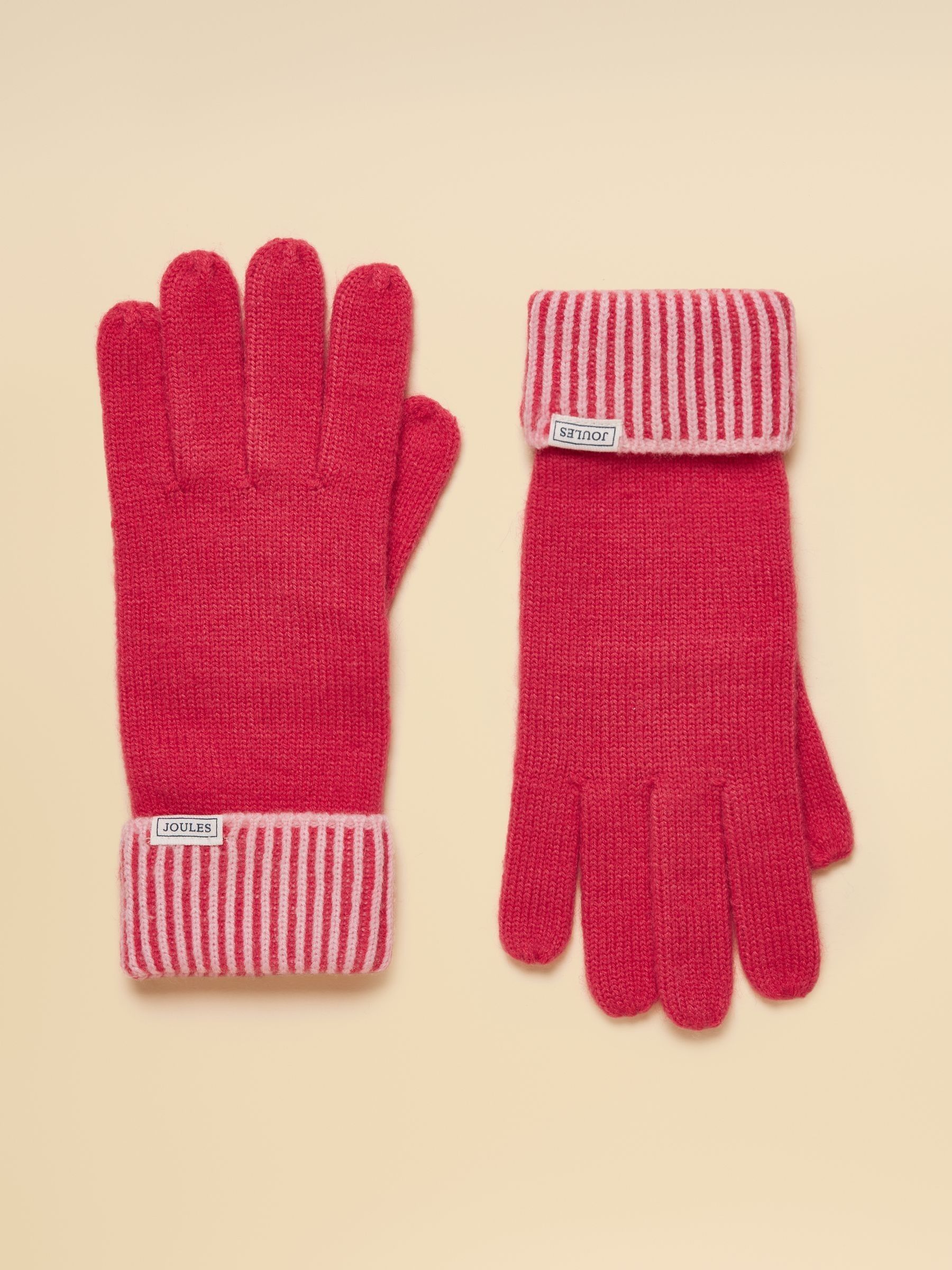 Wren Pink Knitted Gloves