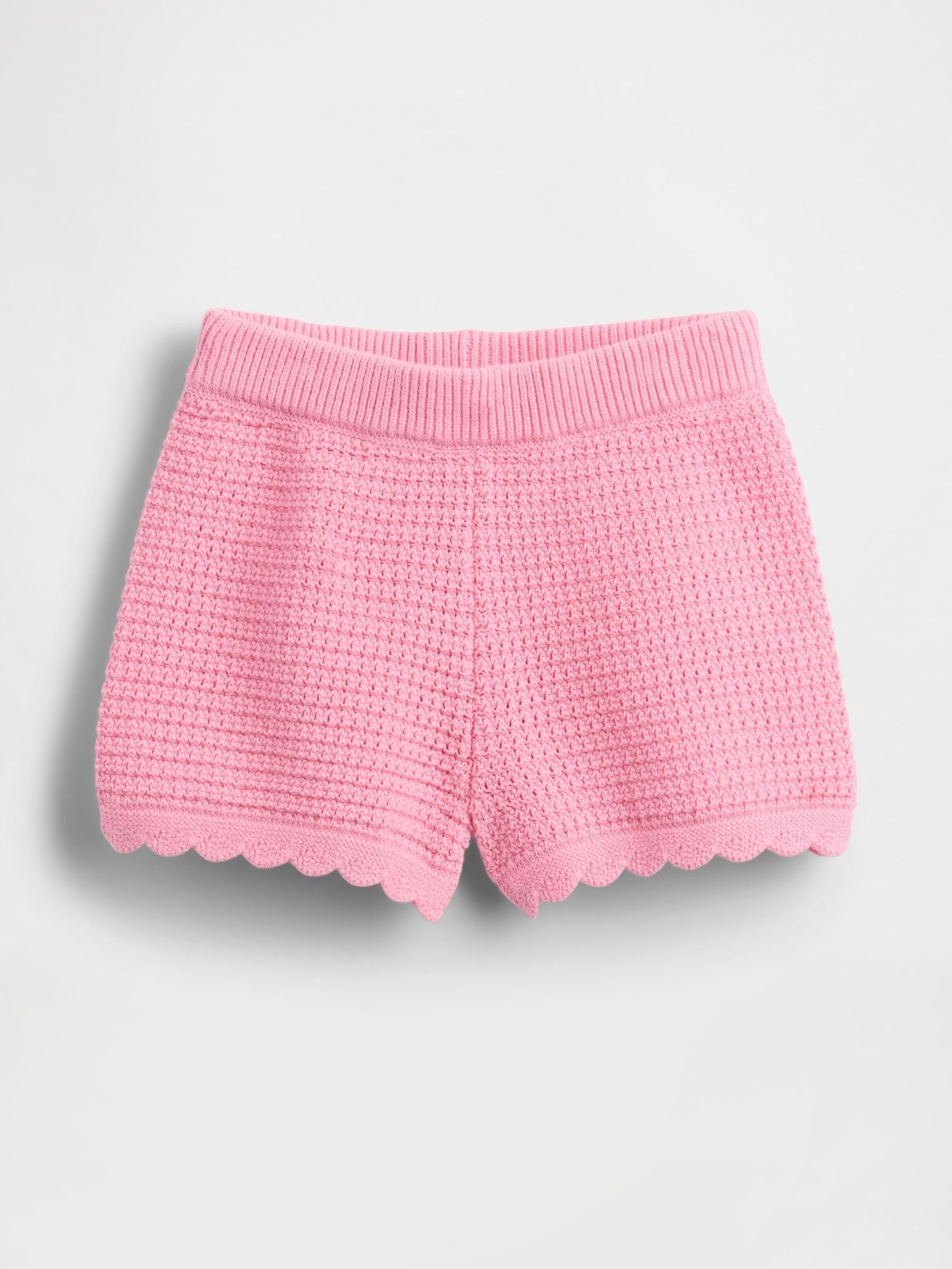 Pink Crochet Shorts (6mths-5yrs) (W27939) | £18