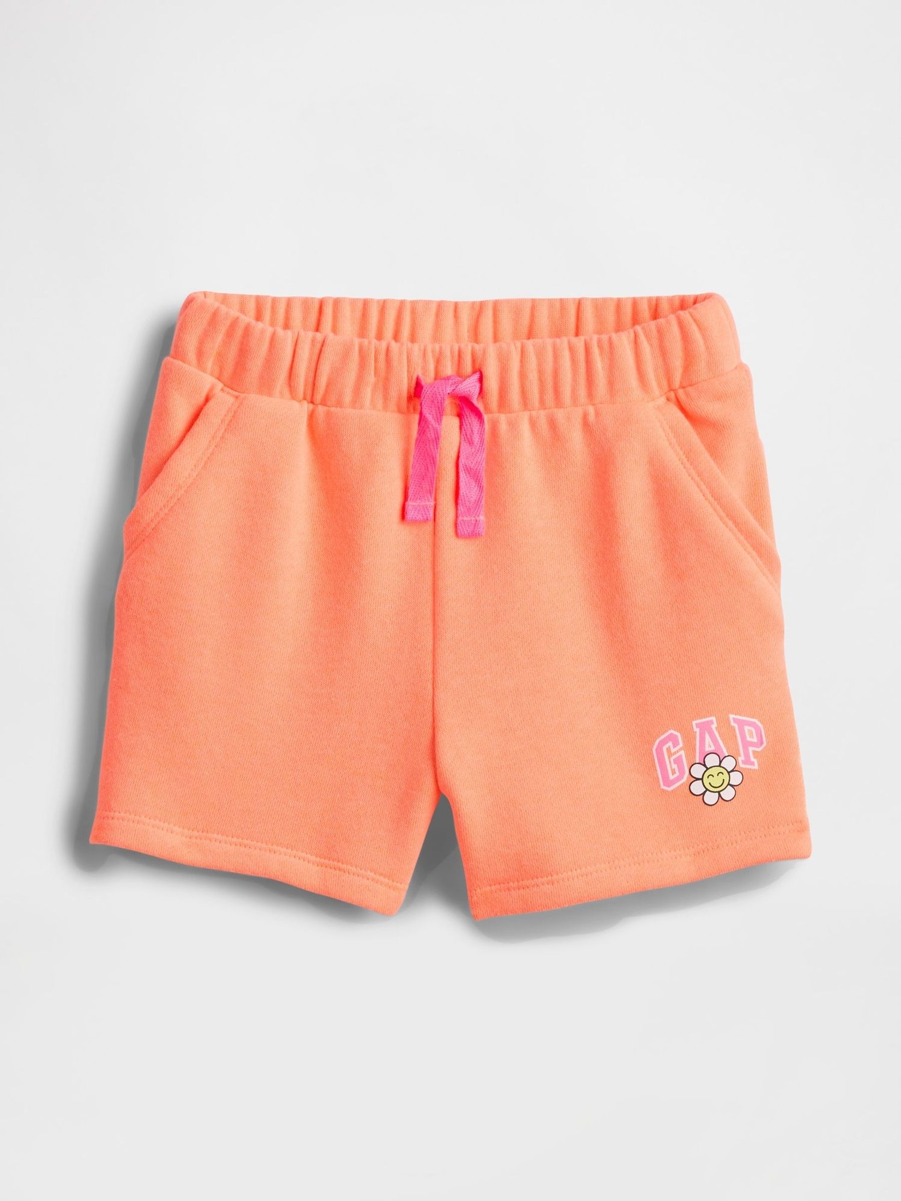 Orange Daisy Logo Pull On Short (6mths-5yrs) (W27949) | £12