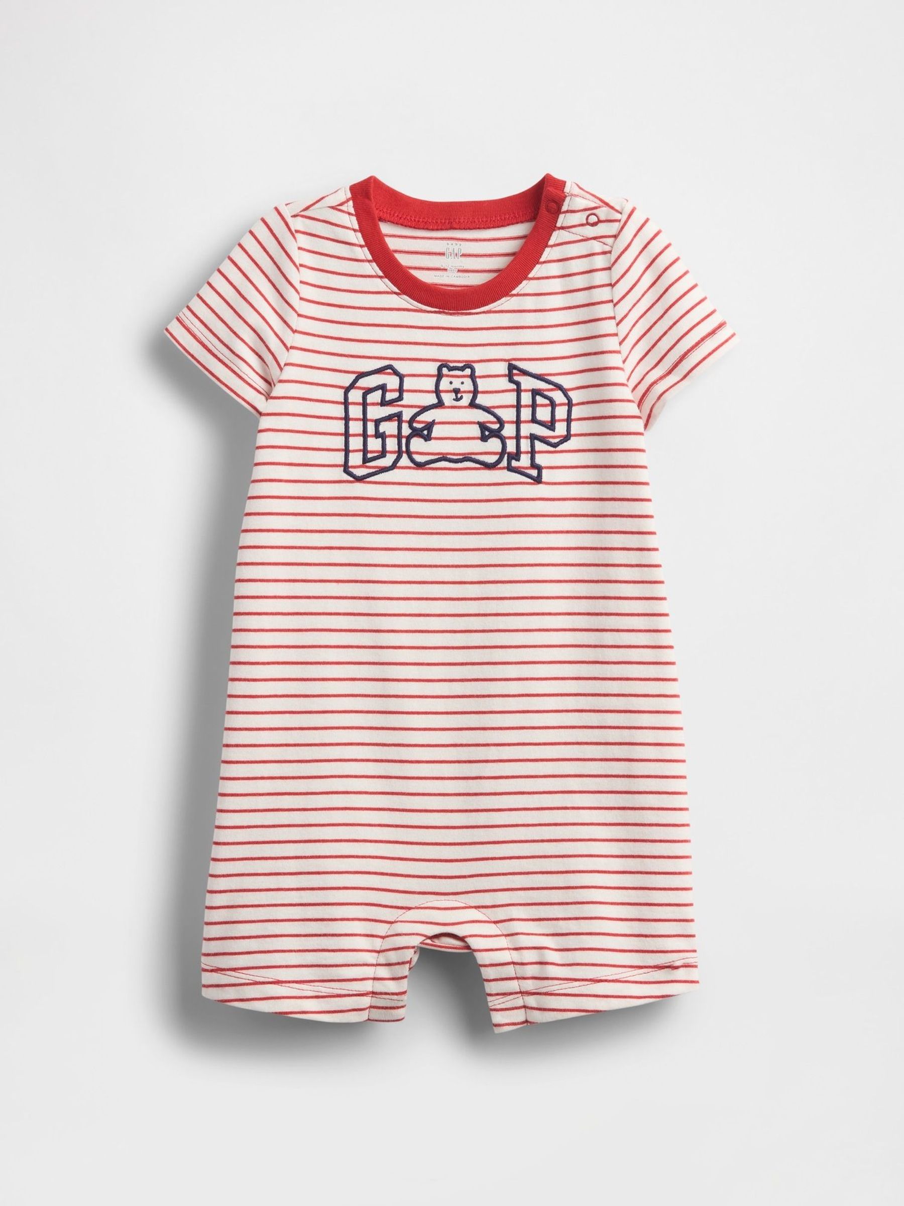 Red Logo Raglan One-Piece (Newborn-24mths) (W28132) | £18