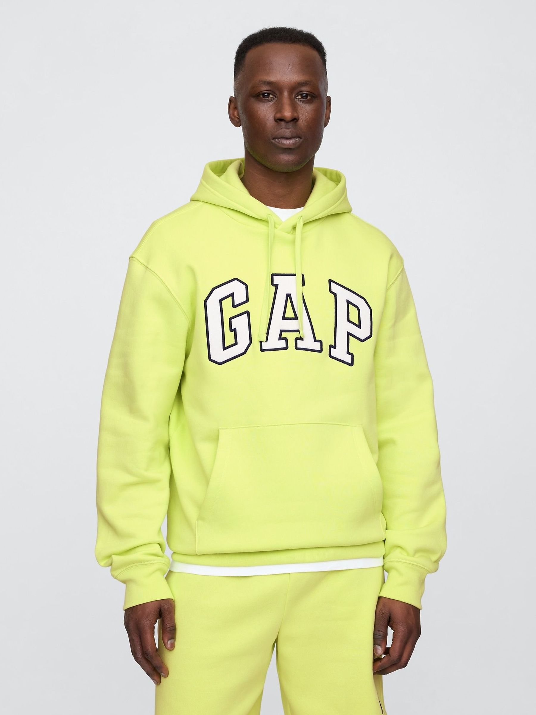 Yellow Logo Hoodie (W28324) | £35