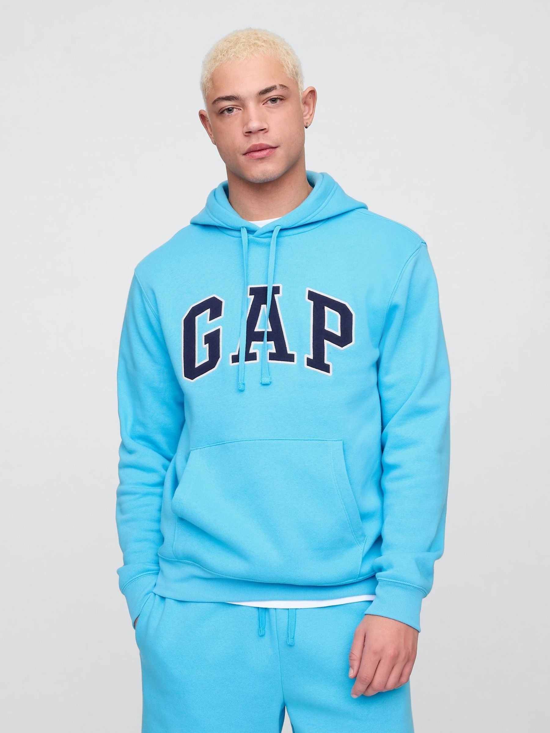 Blue Logo Hoodie (W28326) | £35