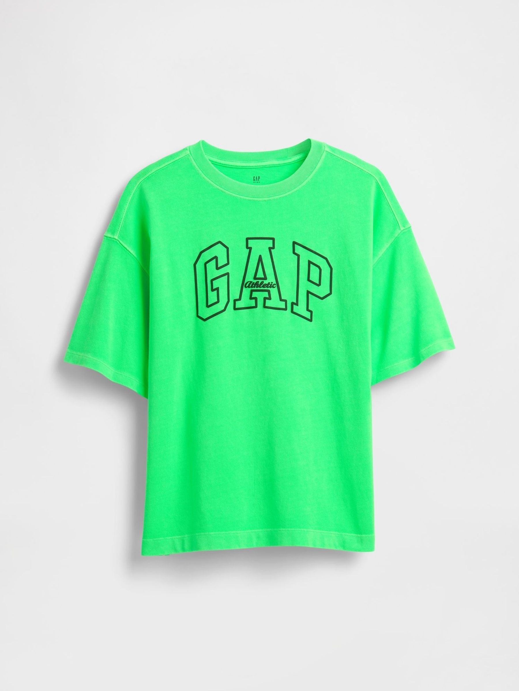 Green Heavyweight Athletic Logo Short Sleeve T-Shirt (4-13yrs) (W28355) | £18