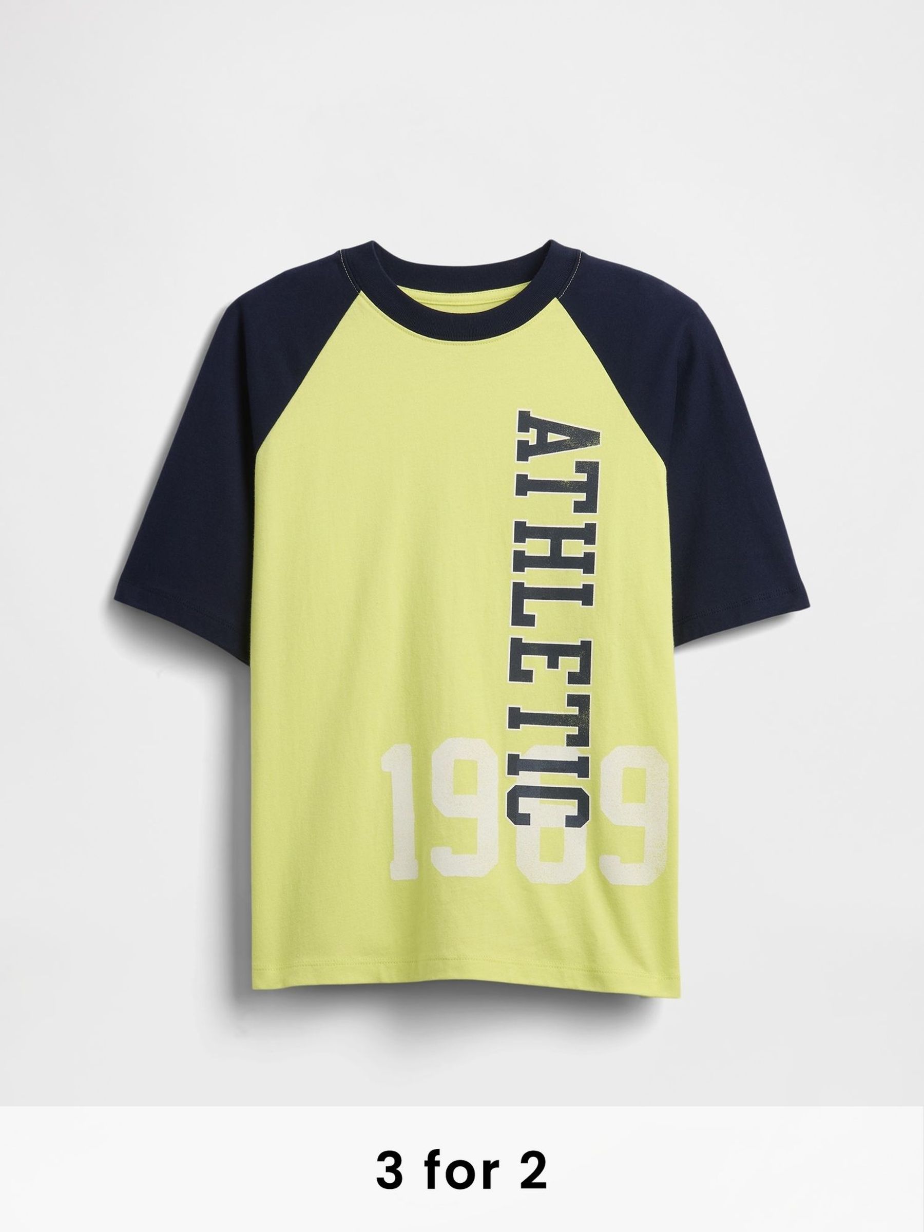 Yellow Vintage T-Shirt (4-13yrs) (W28361) | £14