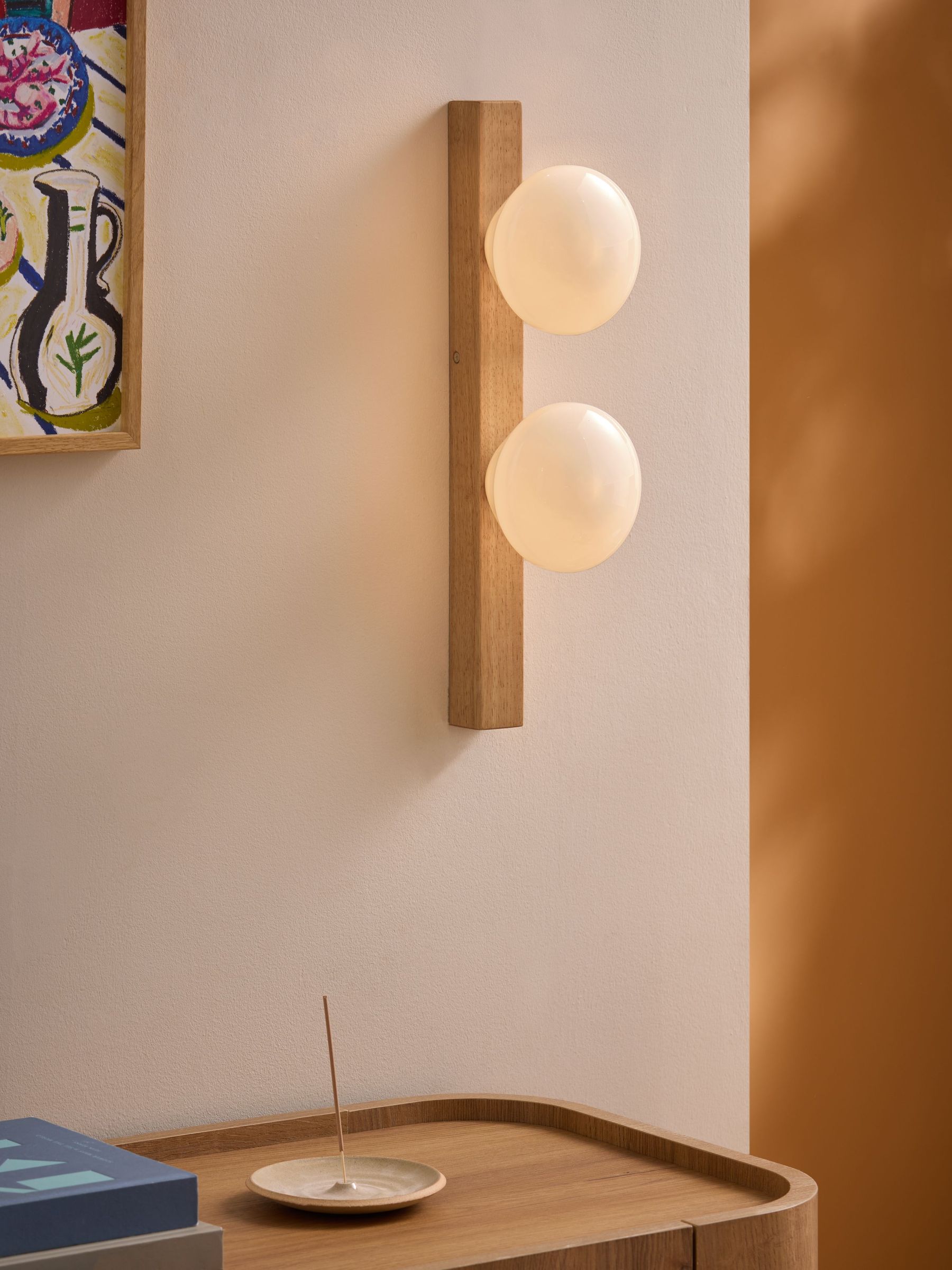 Cillian Wall Light in Light Wood (W28944) | £99