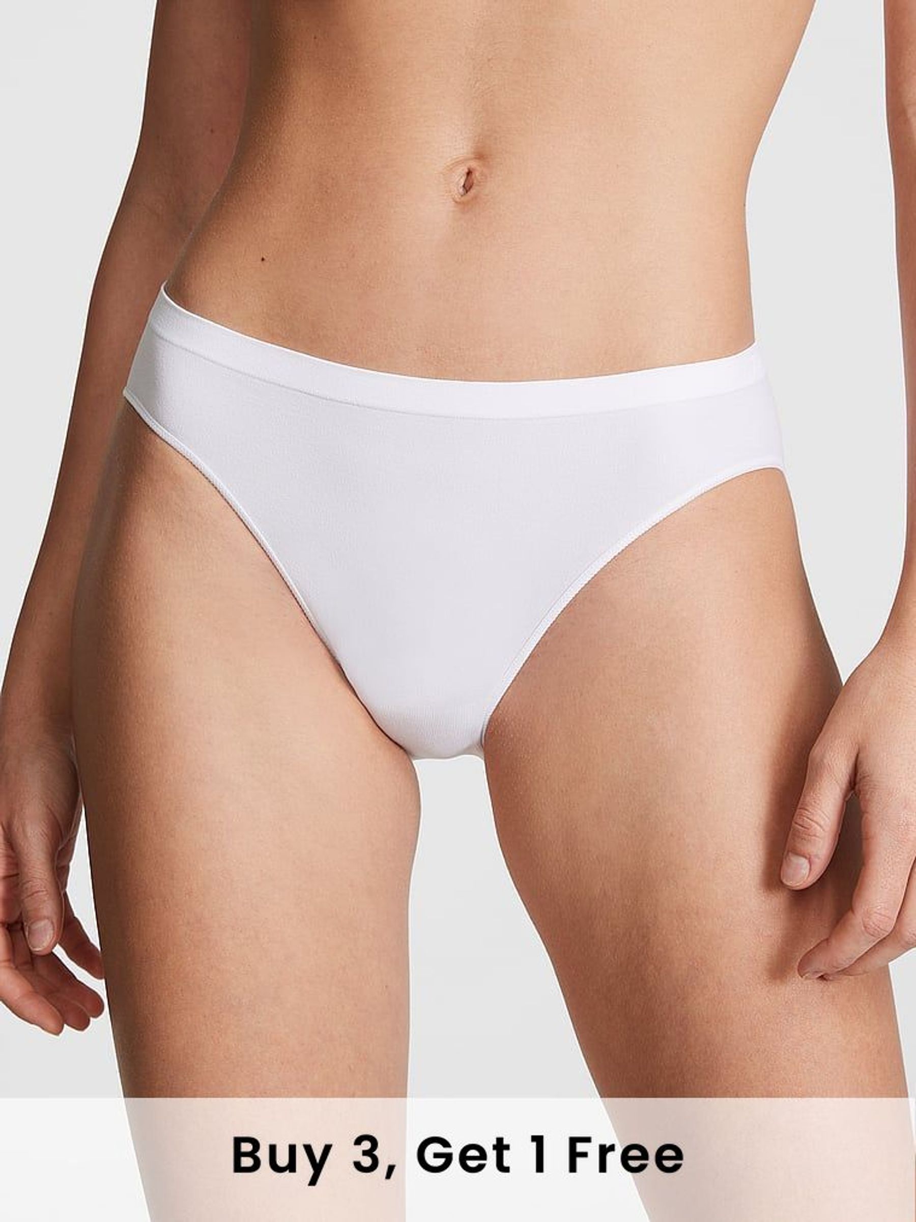 White Seamless Bikini Knickers (W29905) | £9