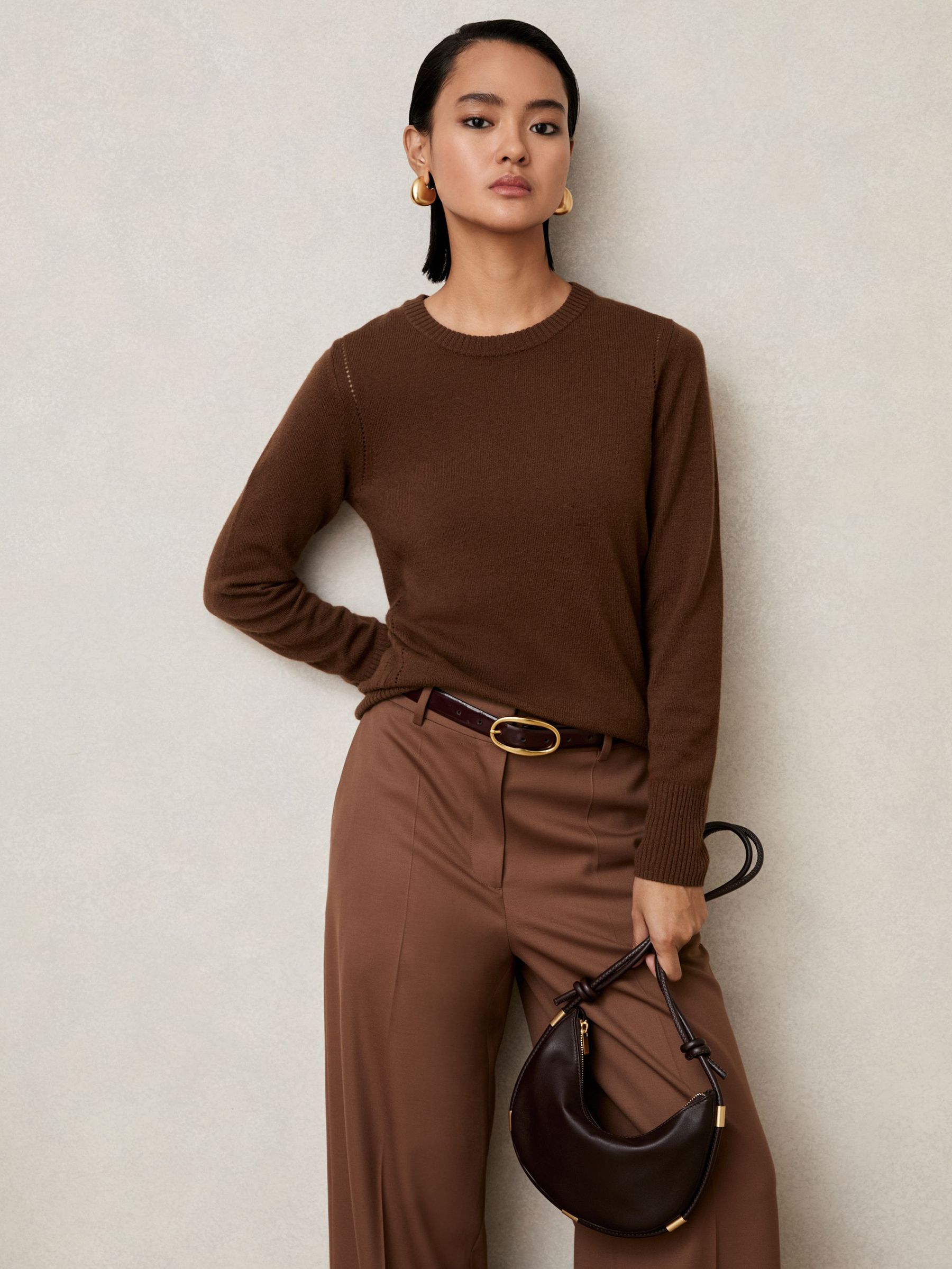 Jumper in Toffee Brown (W31589) | £98