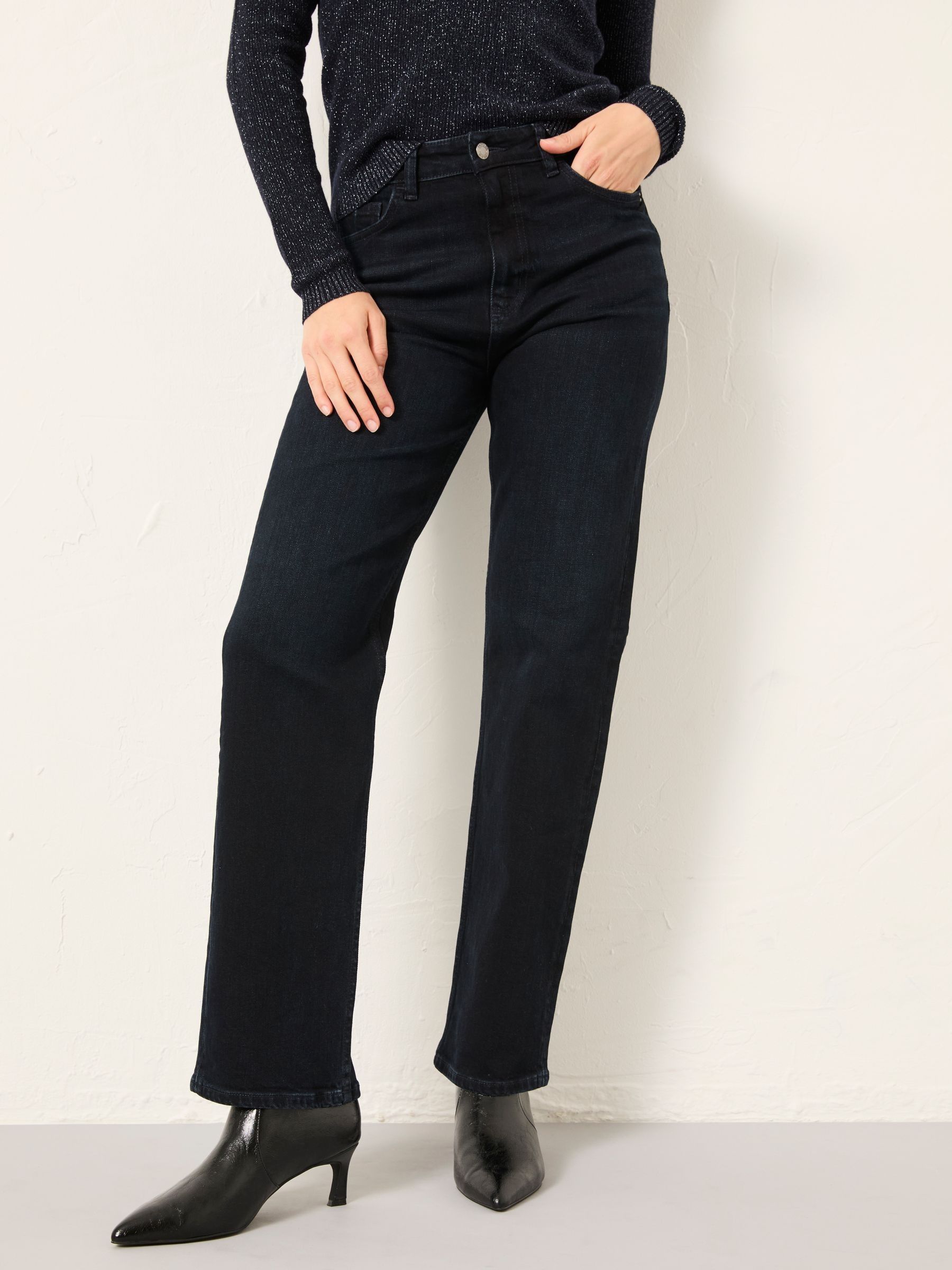 Carmel Denim Dark Blue Comfort Straight Jeans (W31652) | £59