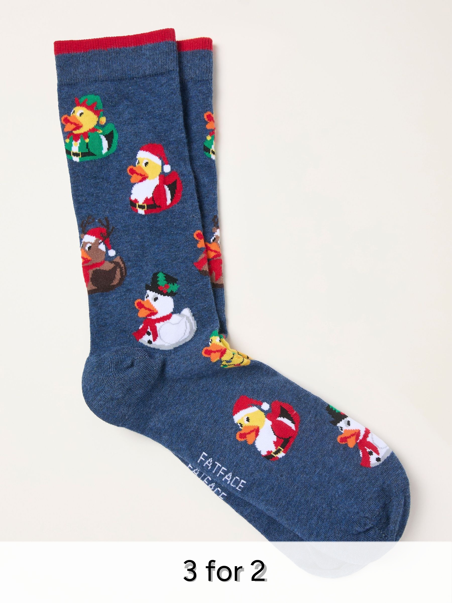 Navy Rubber Duck Socks (W31759) | £7.50
