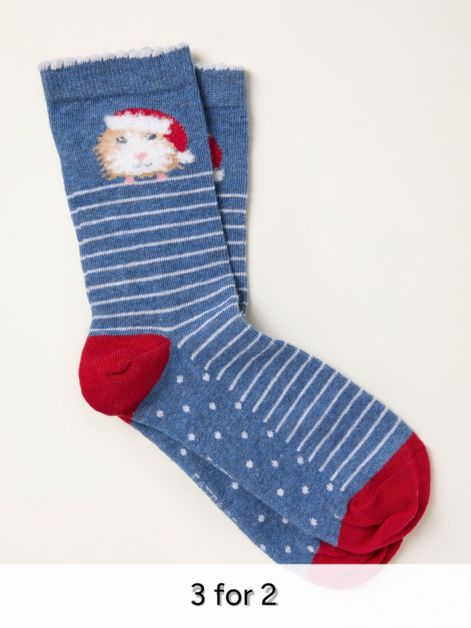 Navy Guinea Pig Socks (W32038) | £7.50