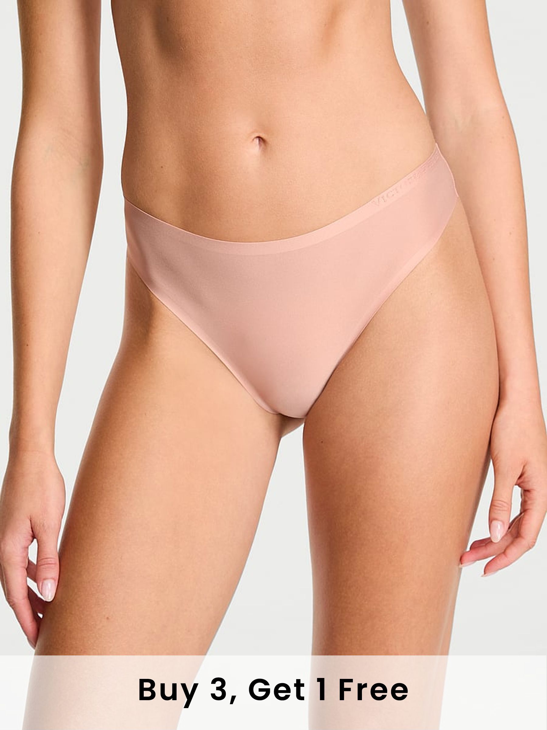 Macaron Nude Thong Mid-Rise Knickers (W33425) | £16