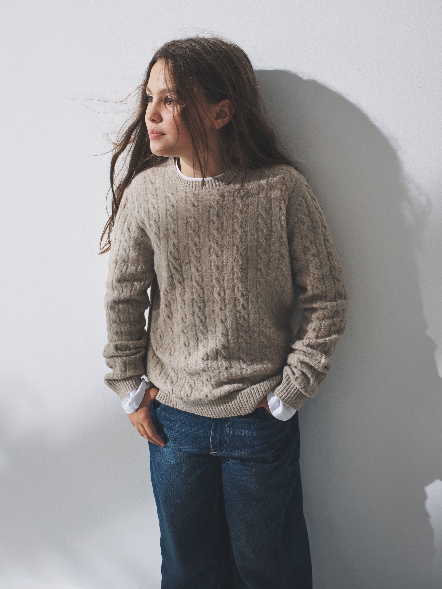 2 Pack Cable Knit Jumpers (W35732) | £24 - £28