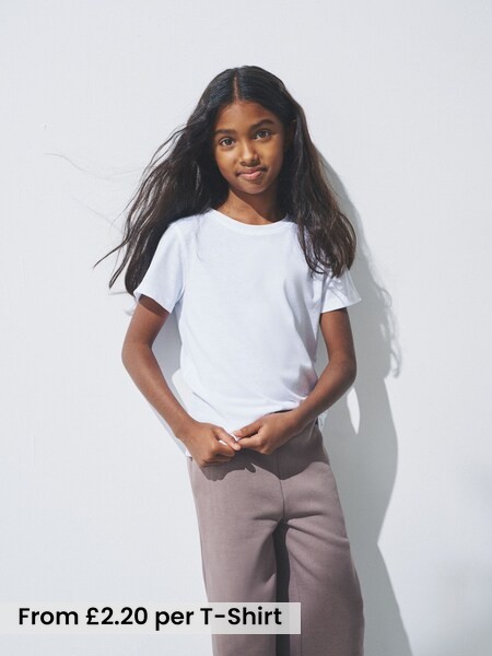 10 Pack Regular Short Sleeve Cotton Blend T-Shirts (W35742) | £22 - £26