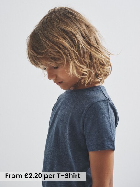 10 Pack Regular Short Sleeve Cotton Blend T-Shirts (W35753) | £22 - £26